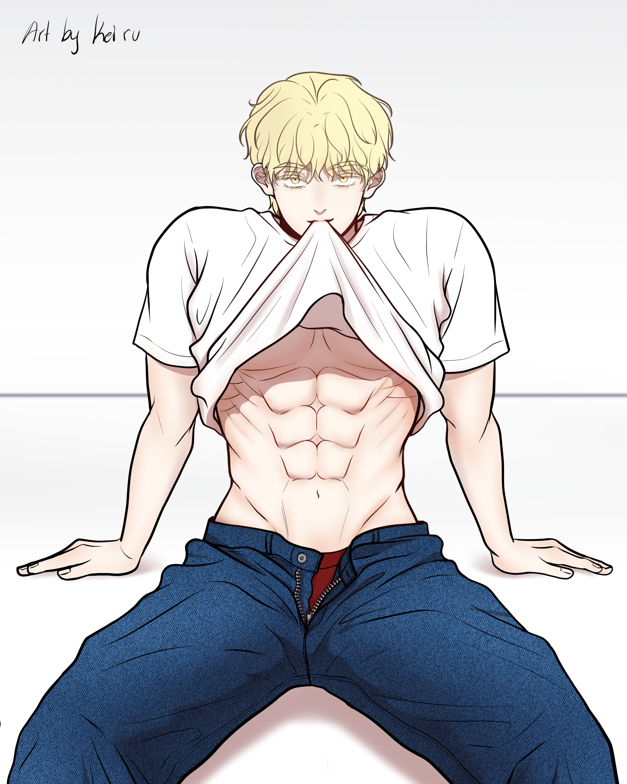 Manwha style portfolio artwork
