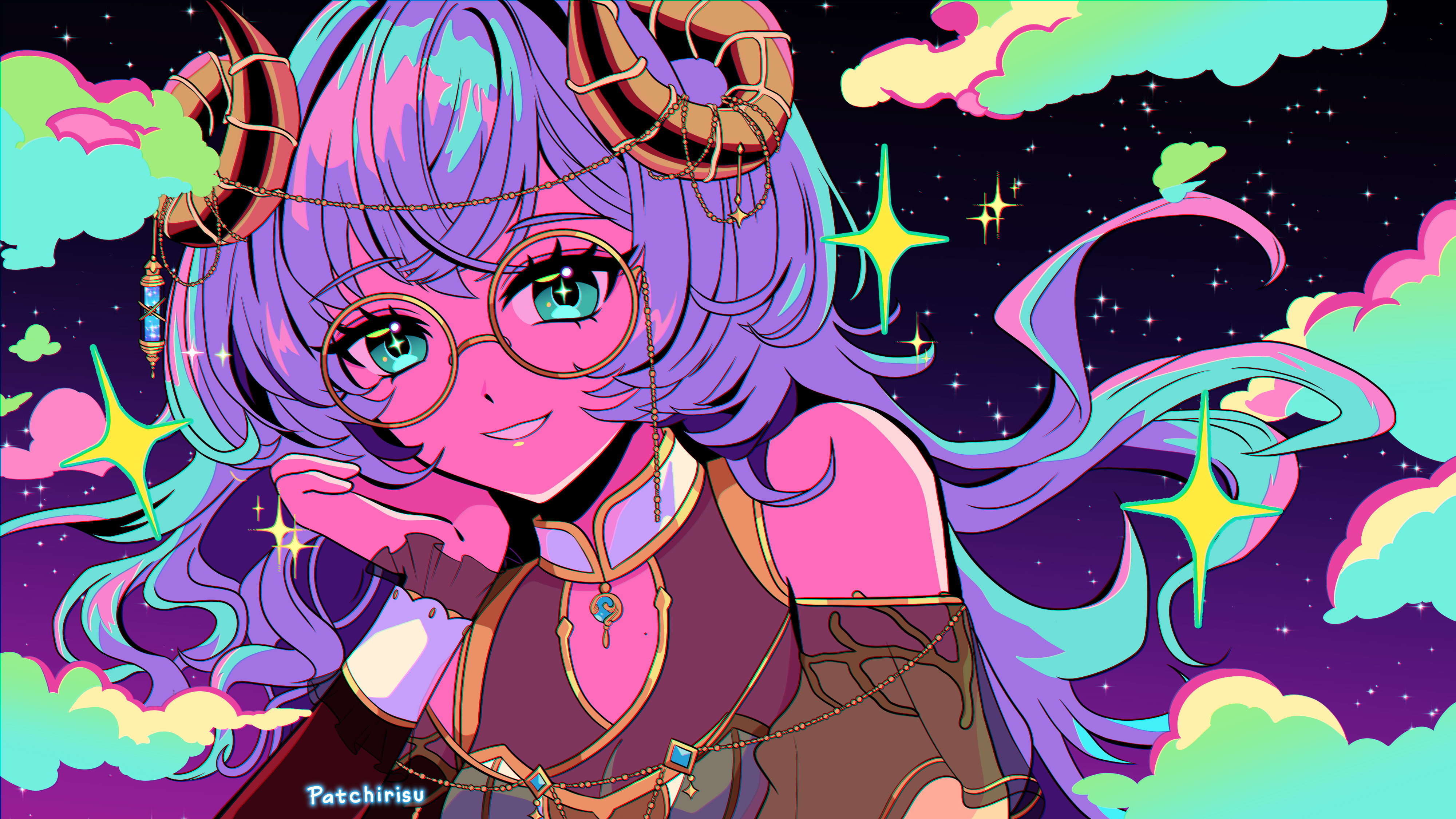 Alsi Thanmur Bust Stylized Illustration portfolio artwork