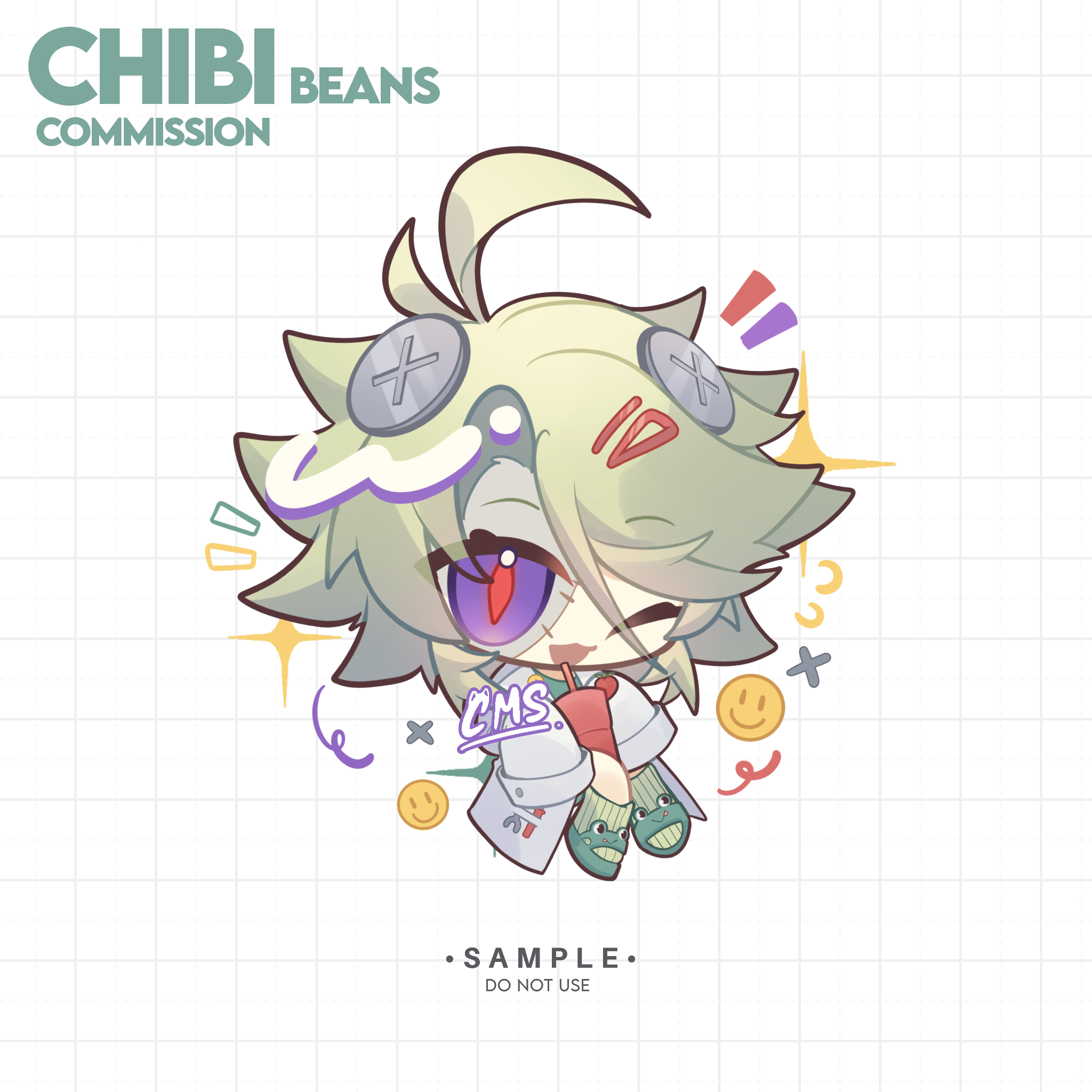 Bie’s Chibi Beans portfolio artwork