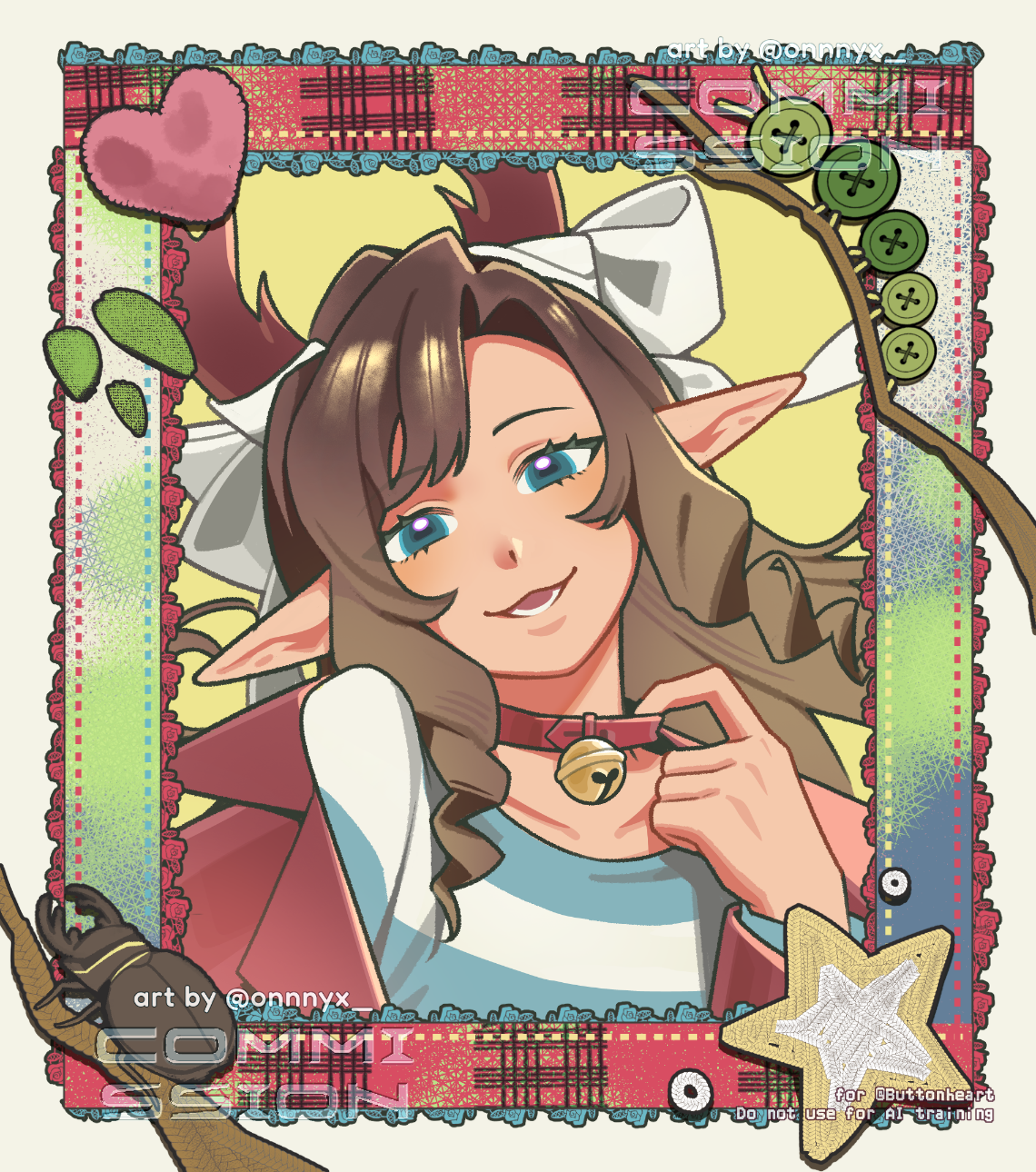 Buttonheart's Framed Portrait portfolio artwork