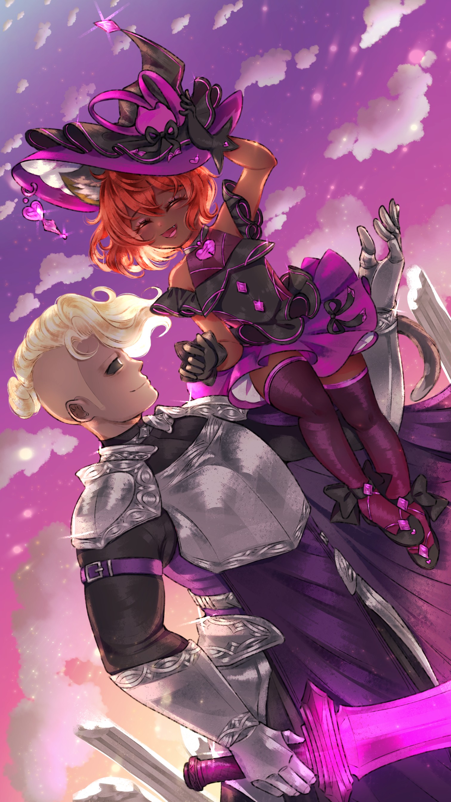 Kat and Infinity portfolio artwork
