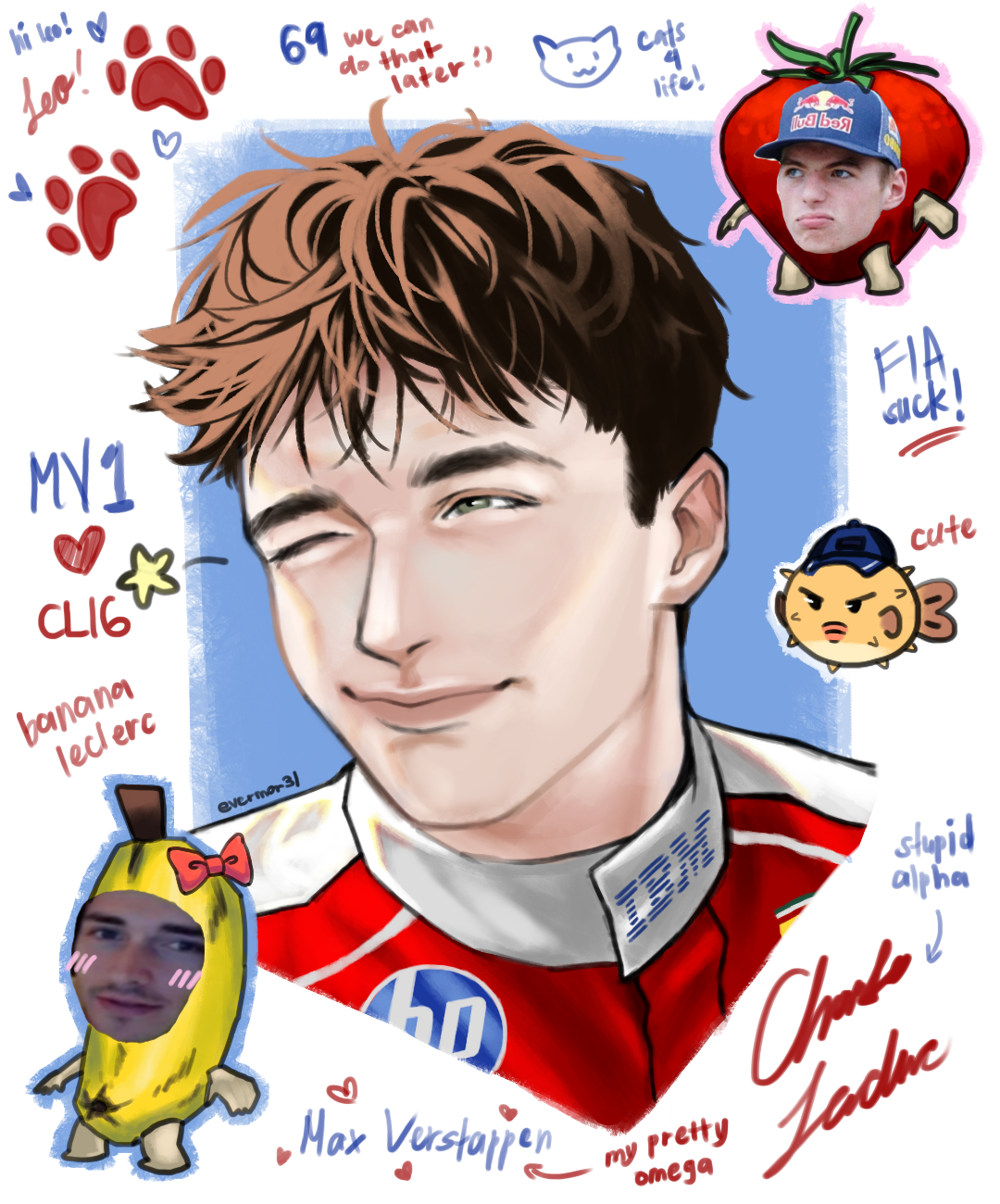 Photocard Doodle portfolio artwork