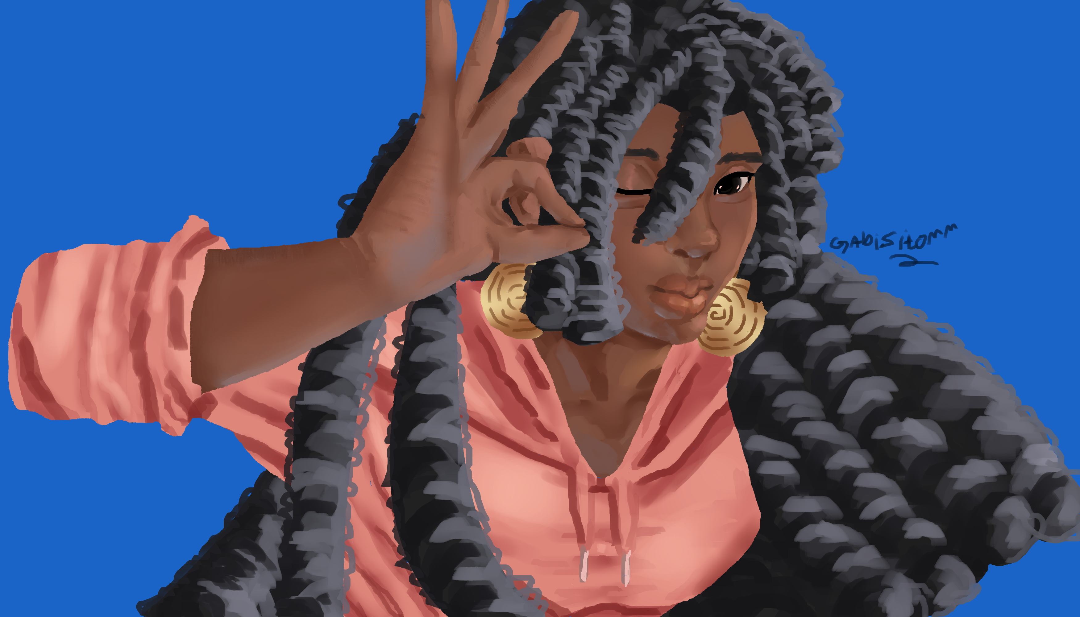 bust up illustration! portfolio artwork