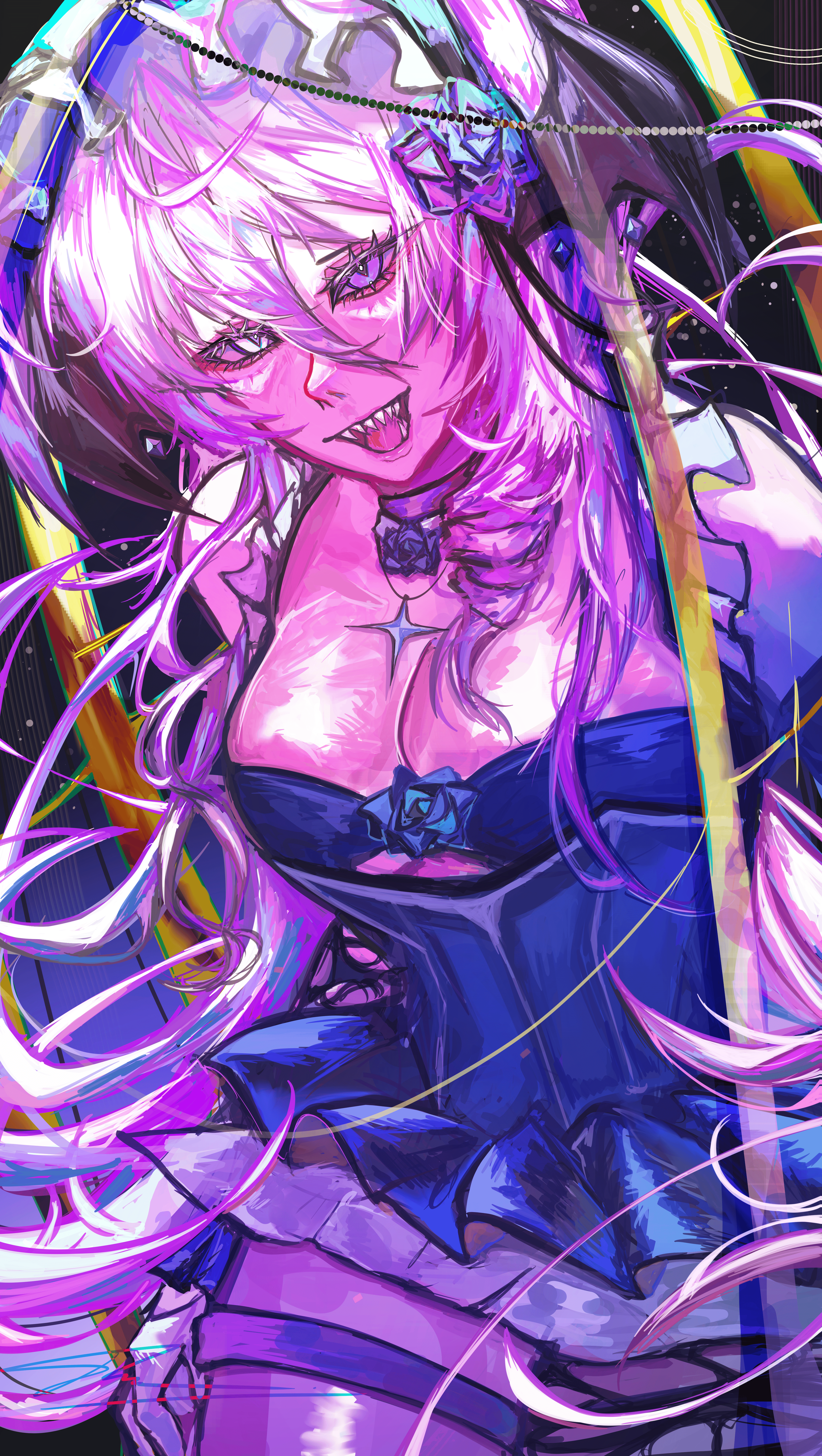 vamp original character illustration <3 portfolio artwork