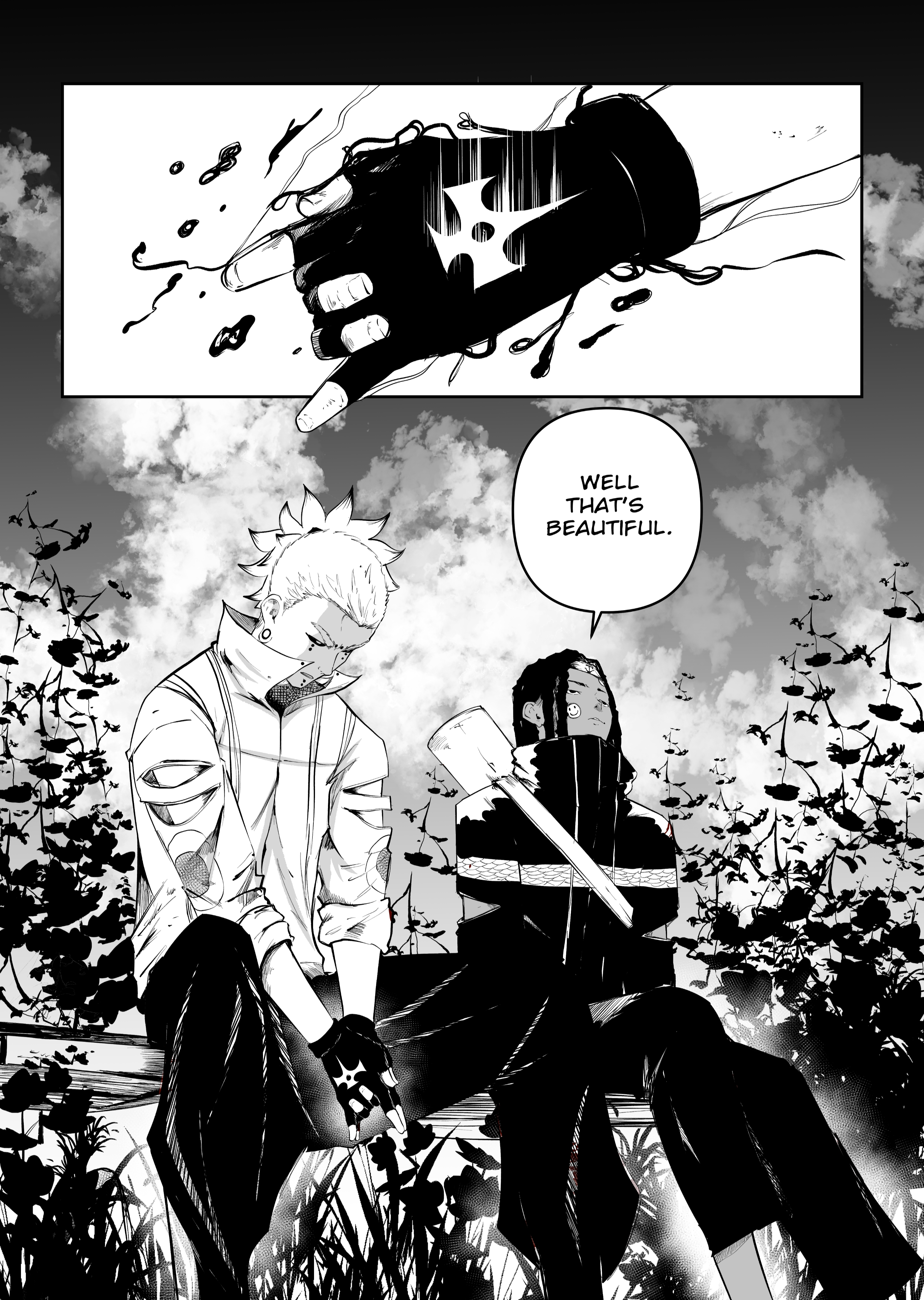 Pages from heavenly herald my manga portfolio artwork