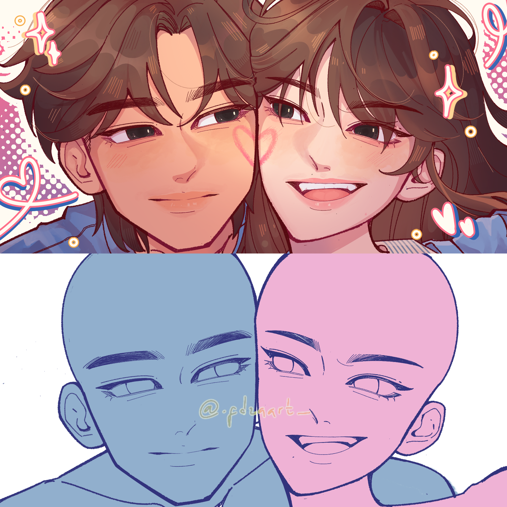 Ych couple pfp portfolio artwork