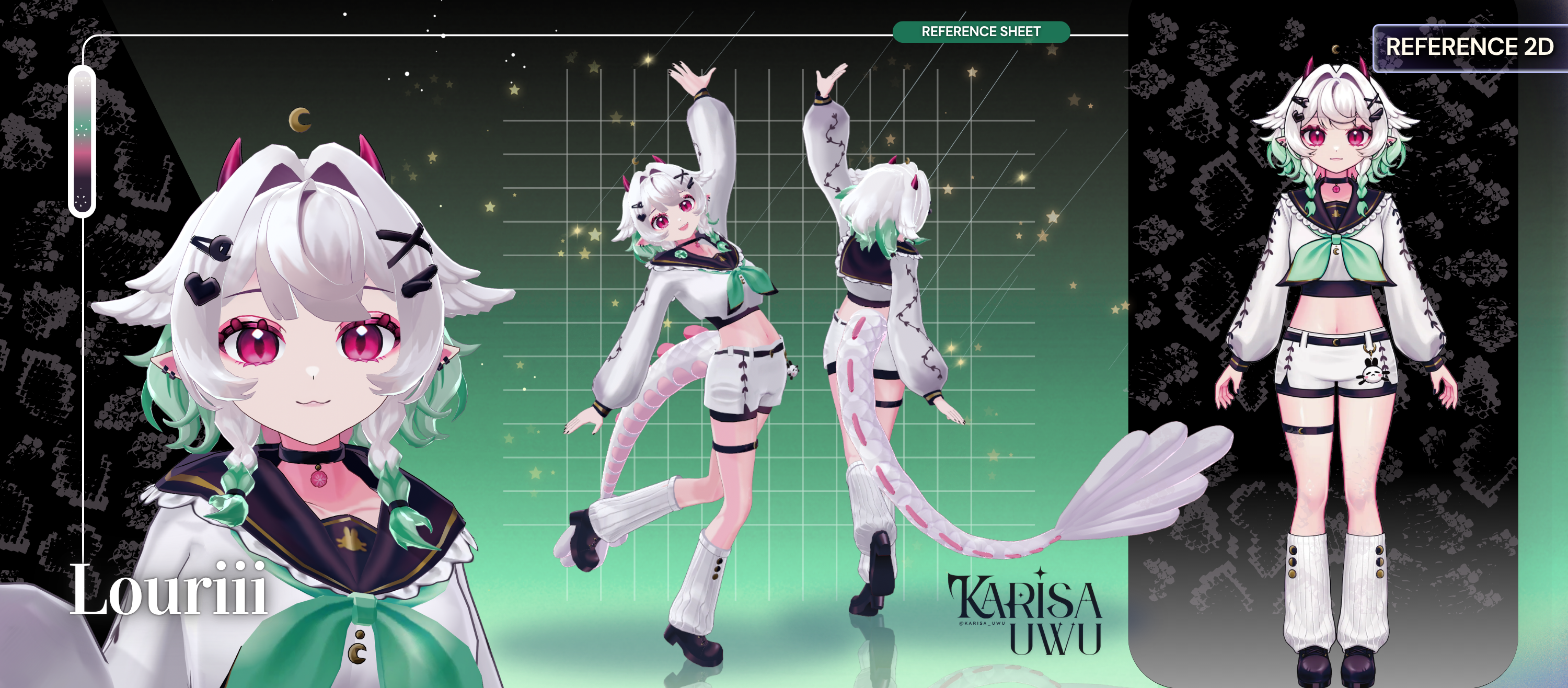 Louriii's VTuber 3D Model Commissions portfolio artwork