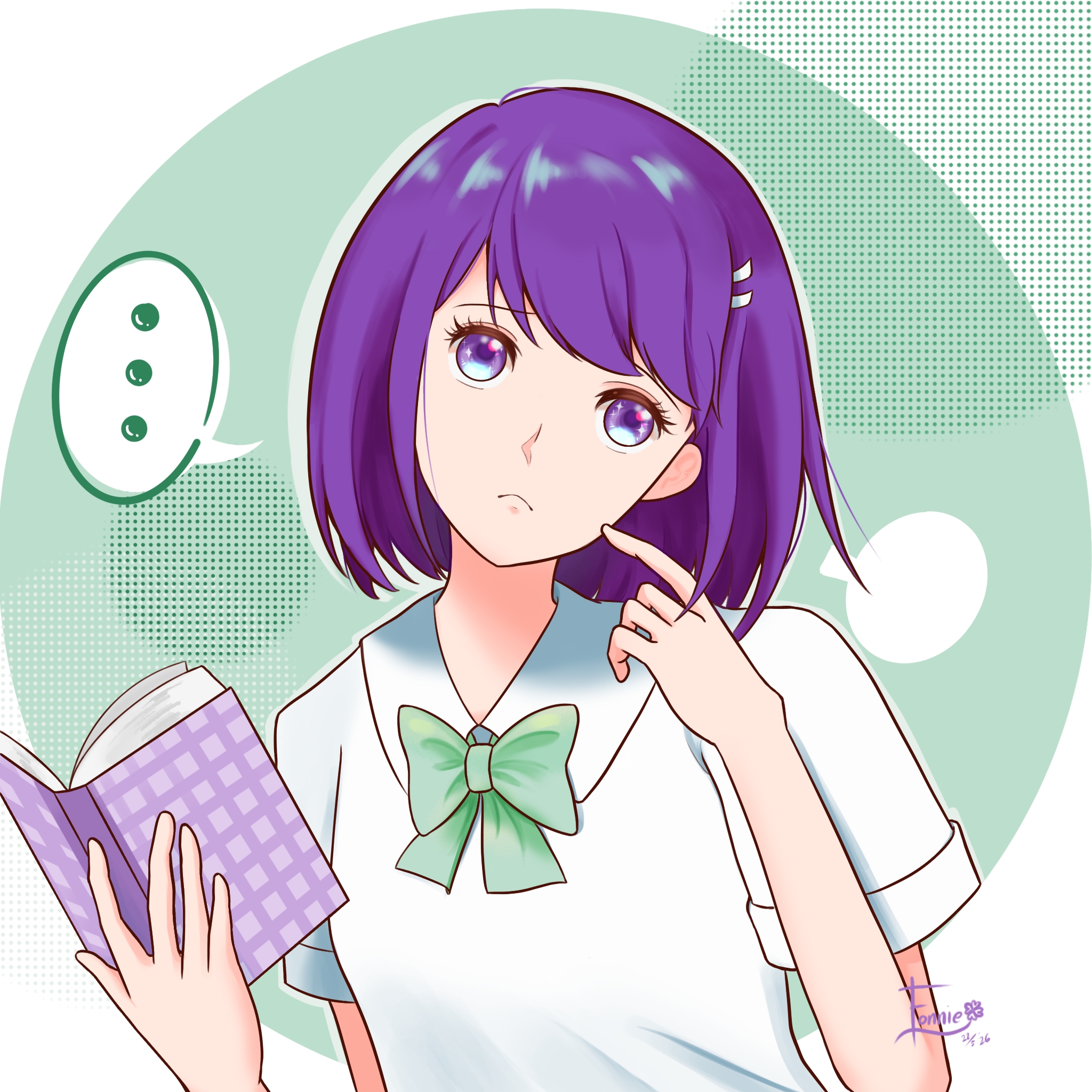 [ BUST UP SAMPLE ] Abbie! portfolio artwork
