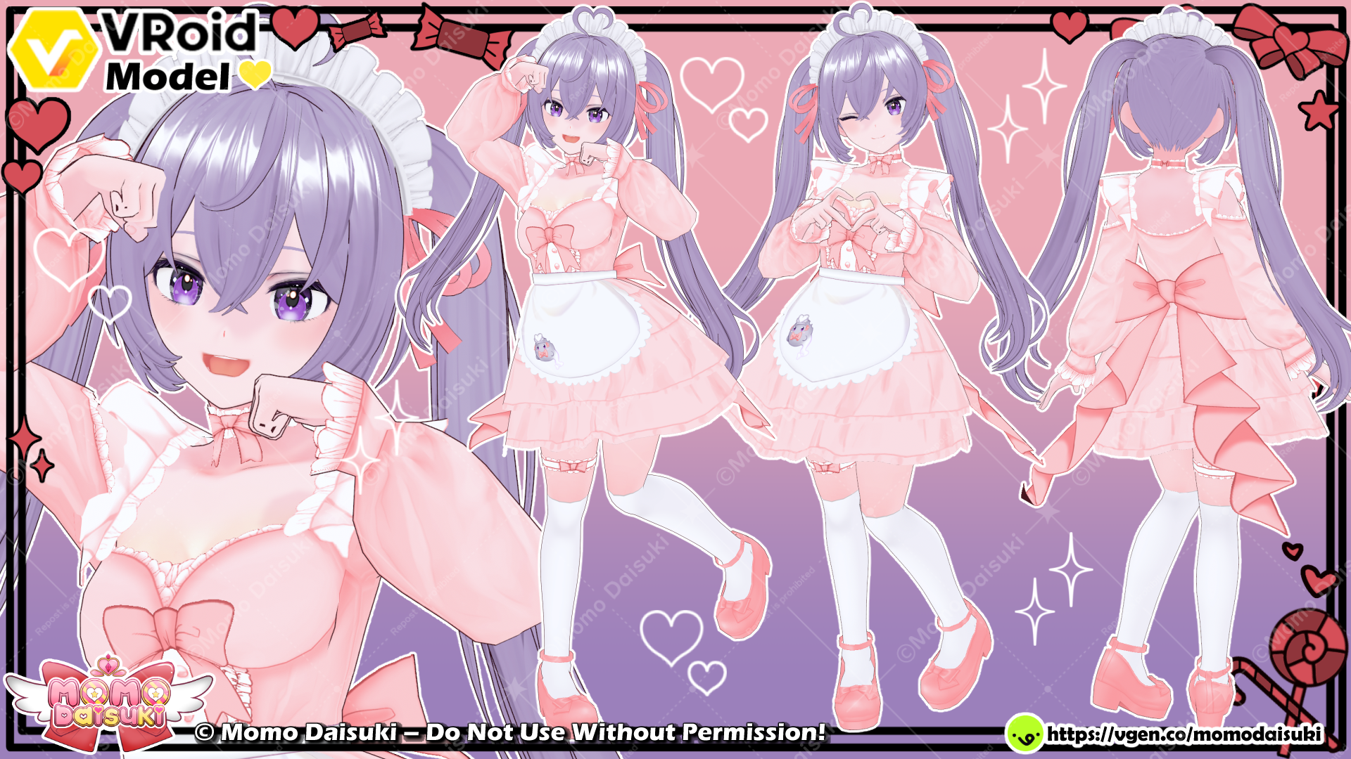 Maid Yuuki 👻🎀 portfolio artwork