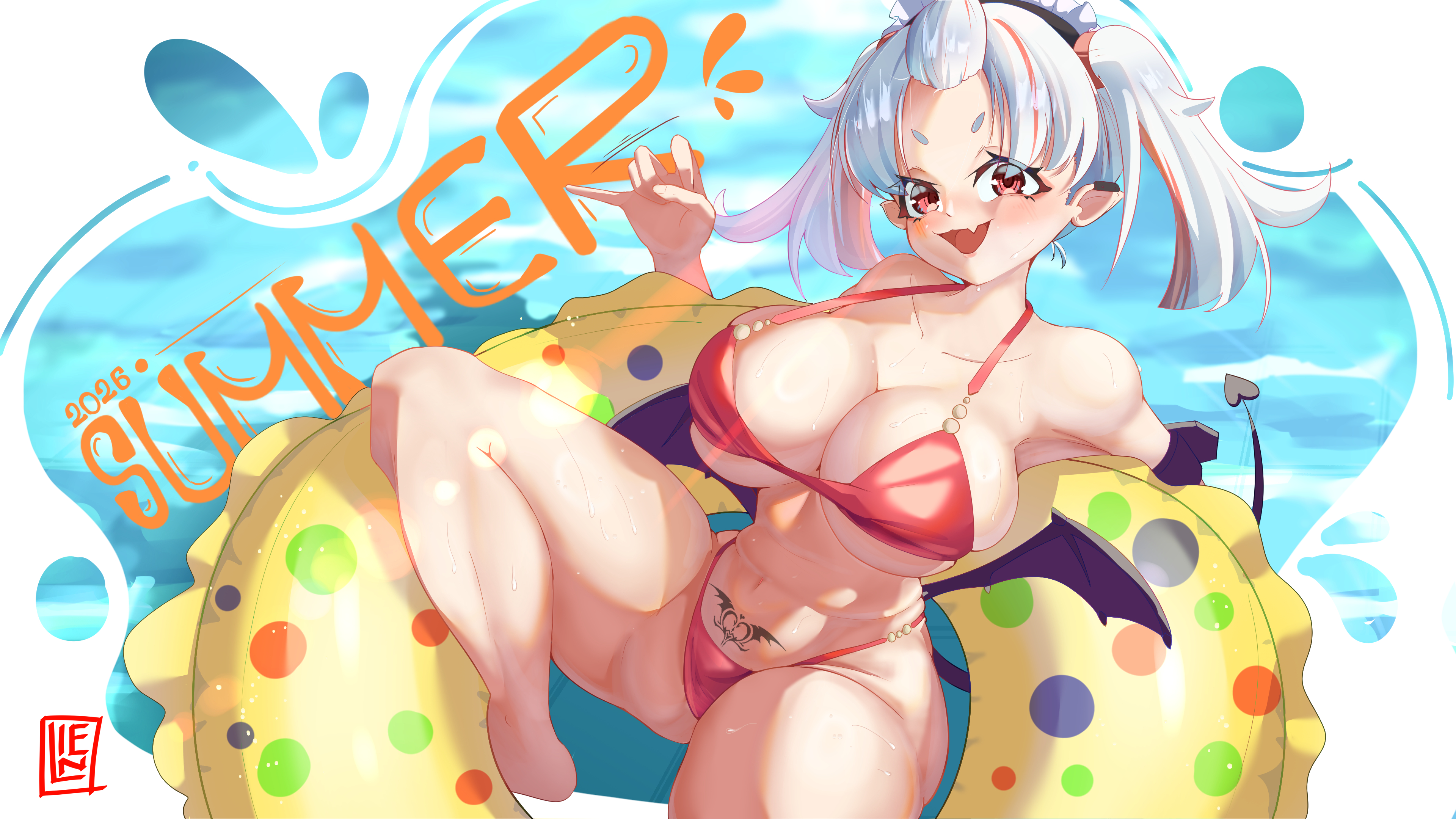 Lien Summer Banner 2026 💦💦🔆 portfolio artwork