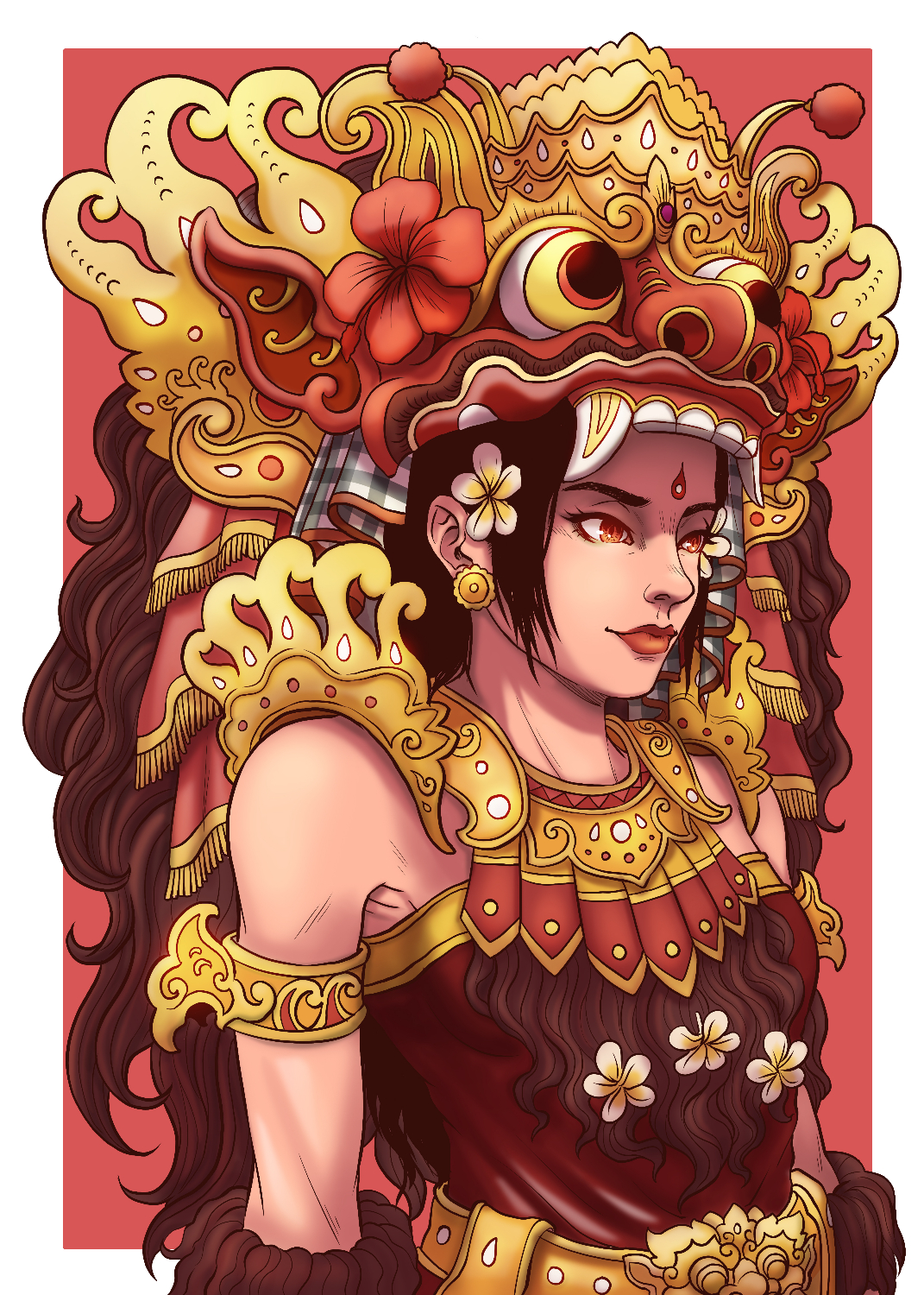 Barong Girl portfolio artwork