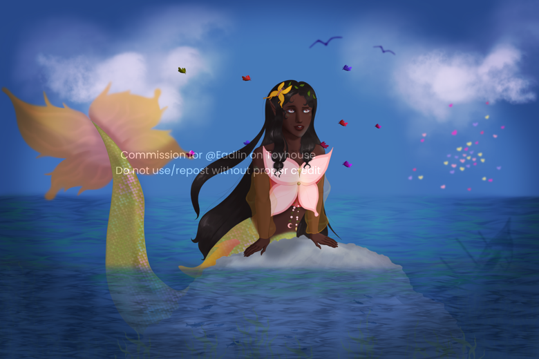 🌊  Ocean Spirit — a skeb-style commission 