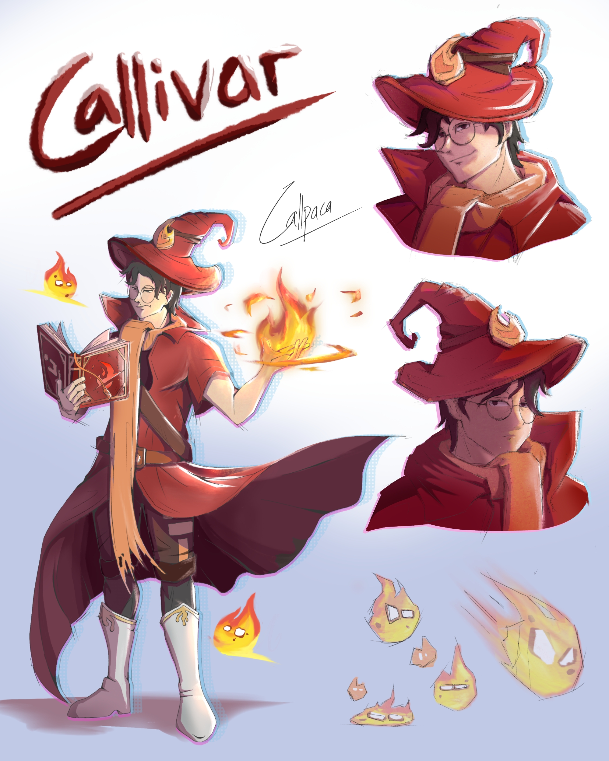 Callivar Original Character portfolio artwork
