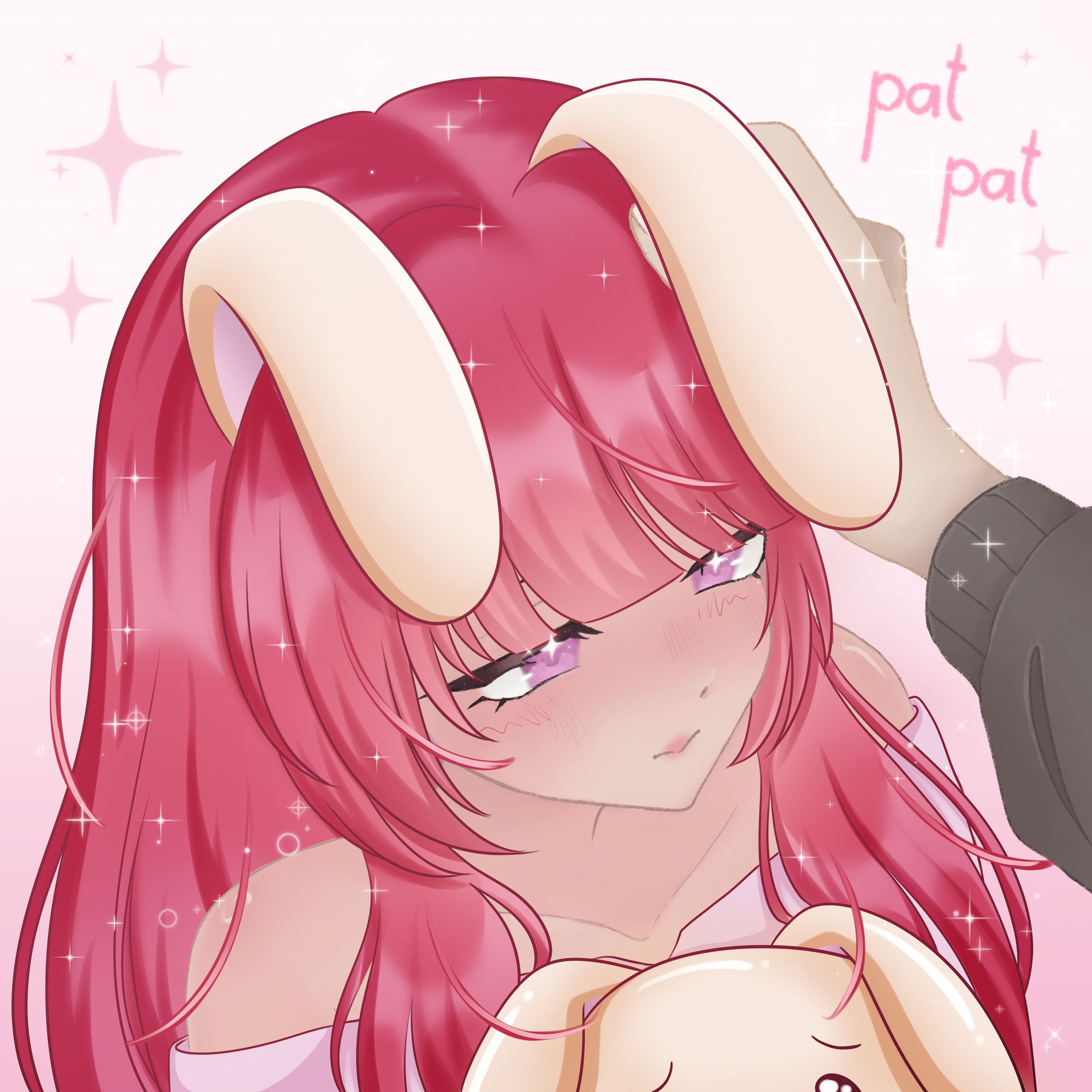 stwaberie's Headpat YCH portfolio artwork