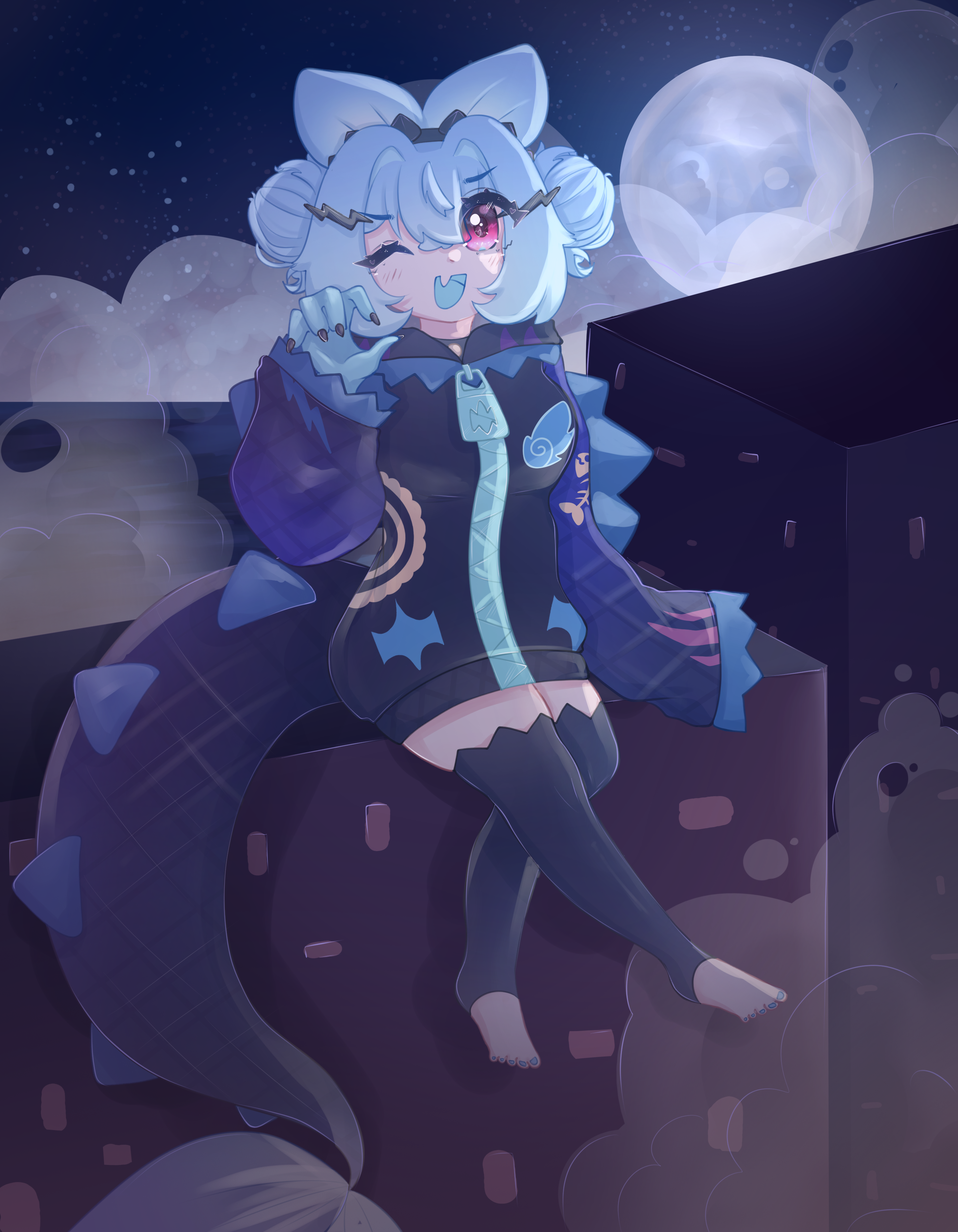 Lazuli Kaiju Fanart portfolio artwork