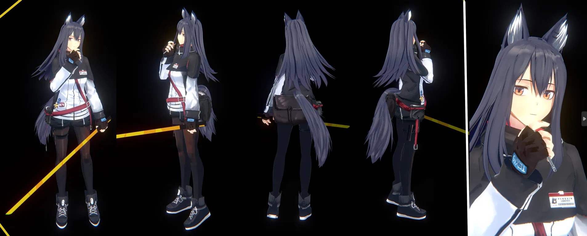 Models I worked on portfolio artwork