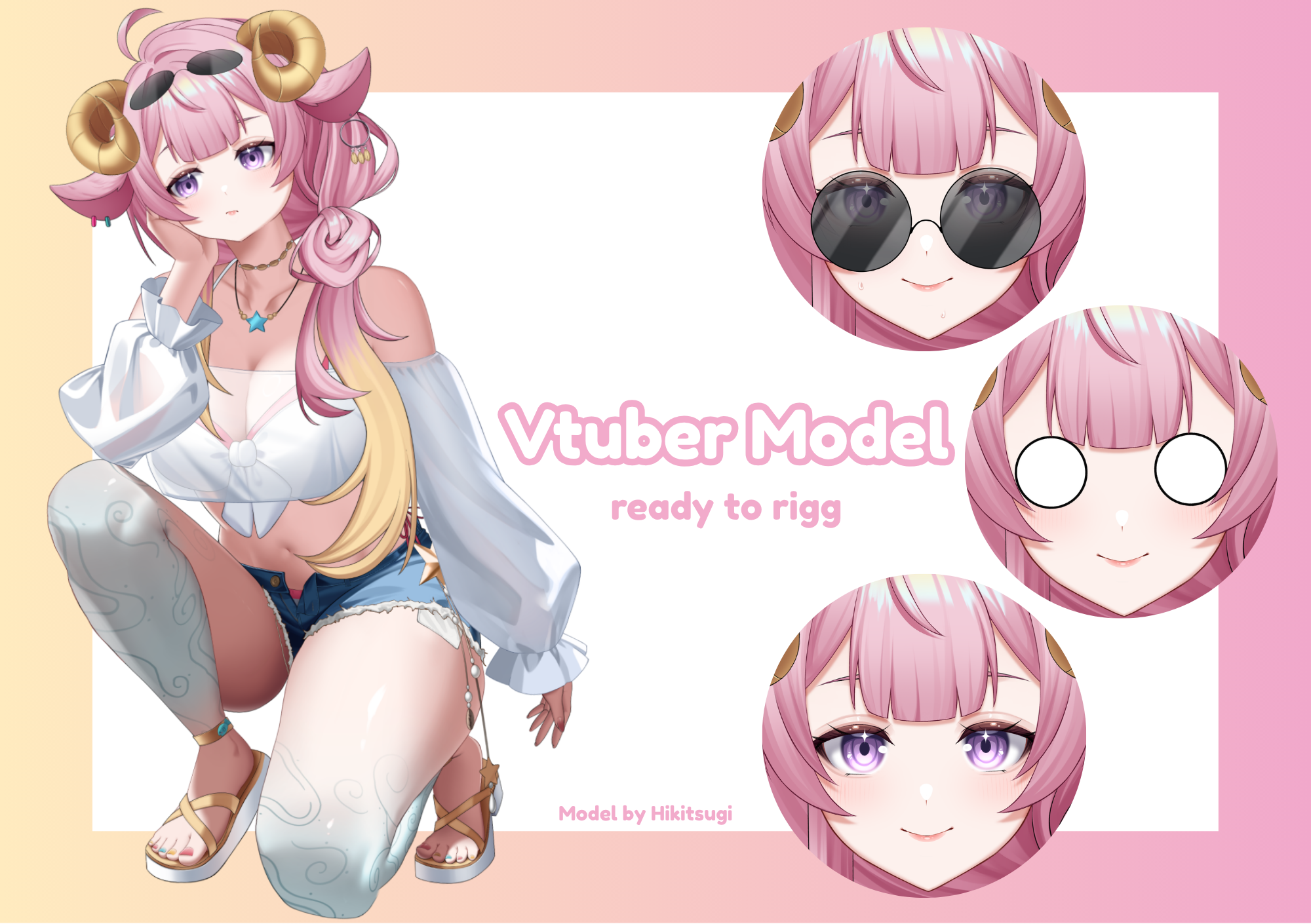 Vtuber Model [Ready to Rig]
