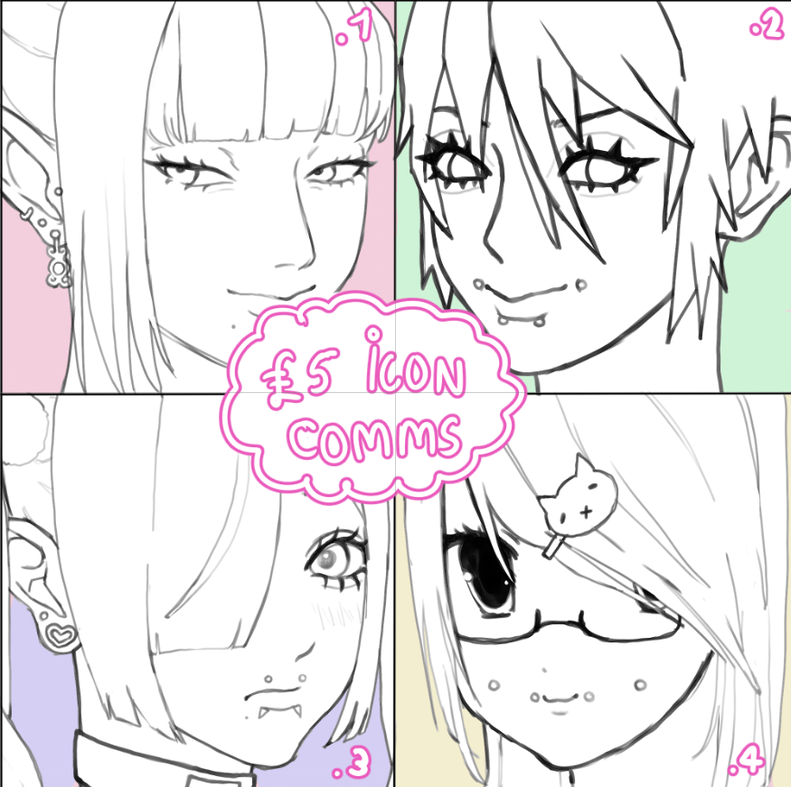 ★ £5 ICON YCH COMMISSIONS ★