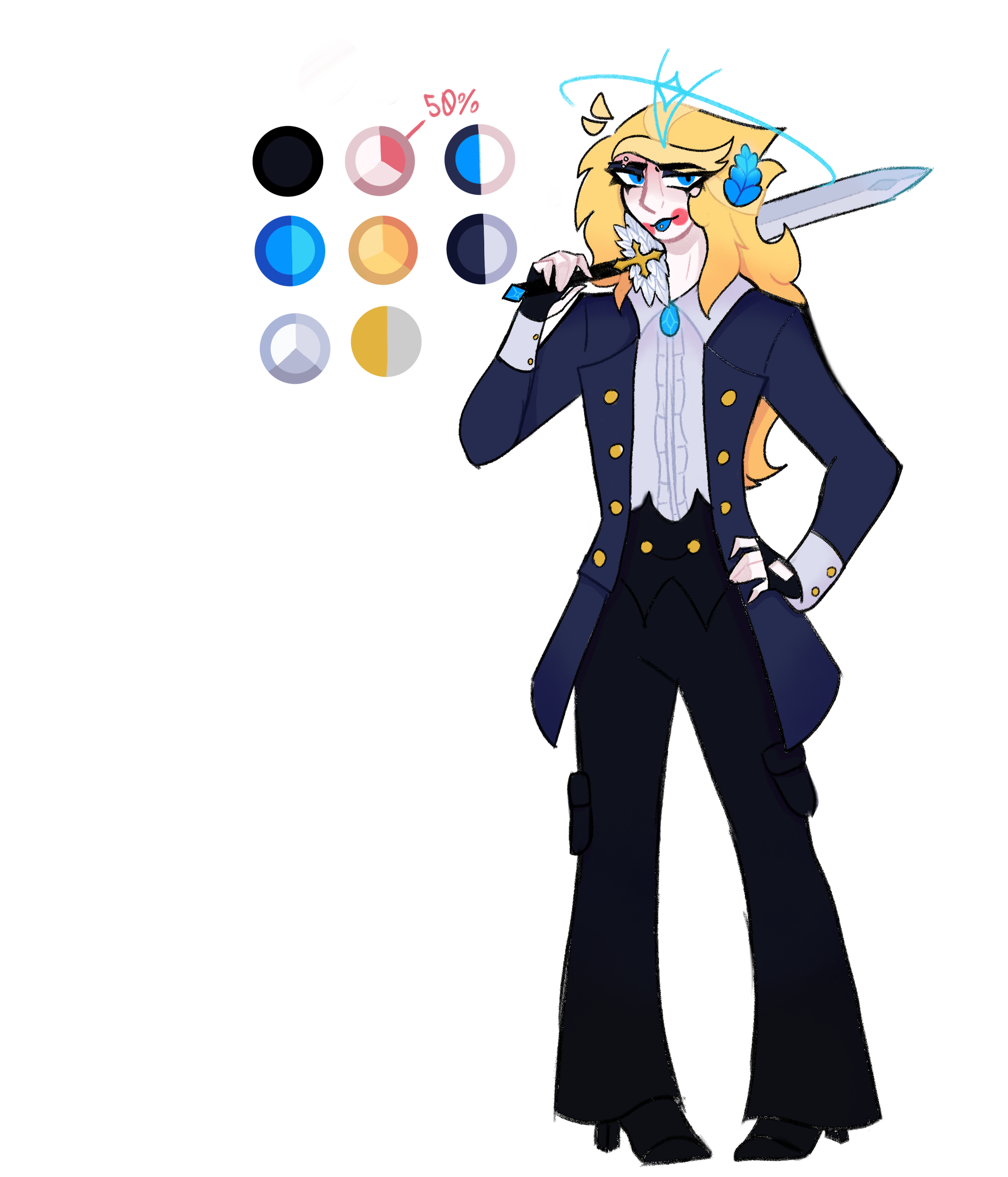 OC Illustrations, Half body