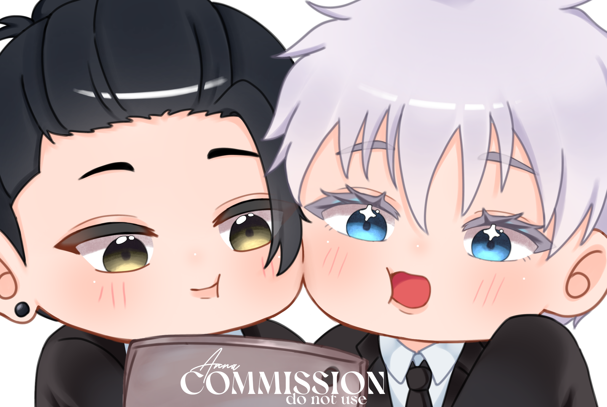 YCH Chibi Couple portfolio artwork