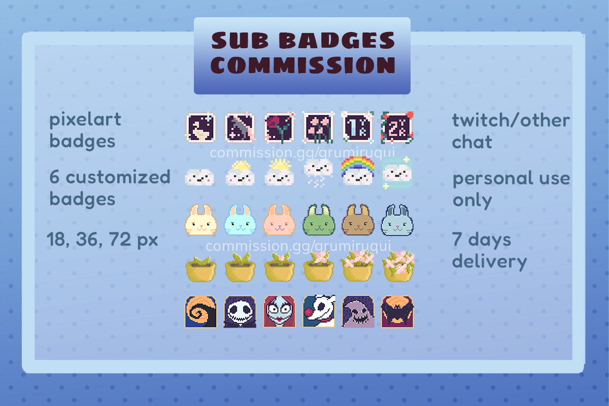 pixelart sub badges