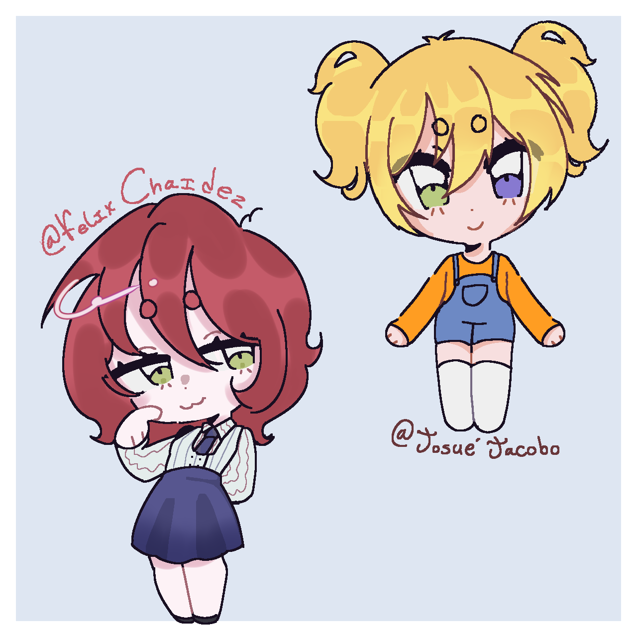 chibis #3 (fb freebies) portfolio artwork