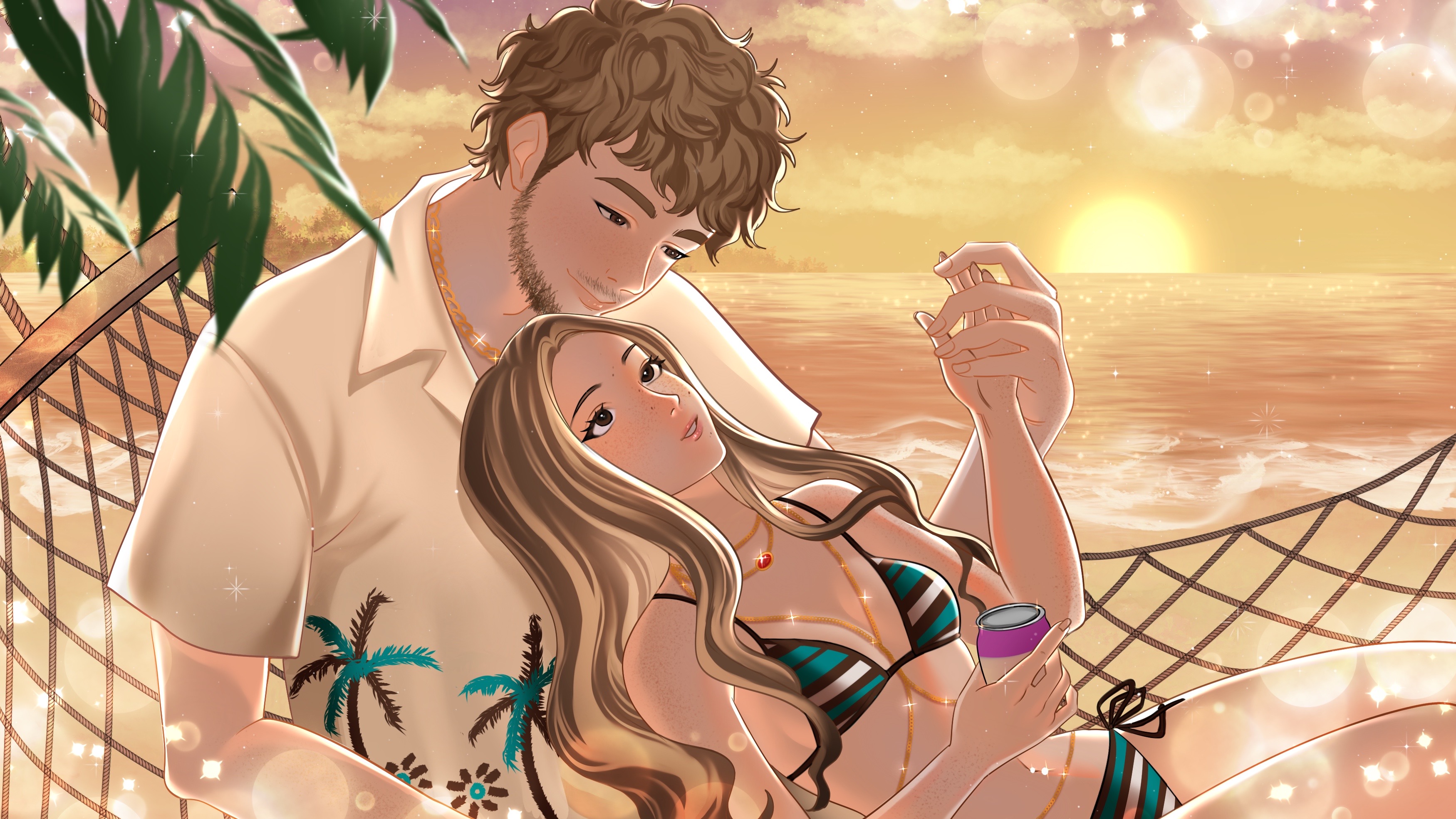 Couple art commission portfolio artwork