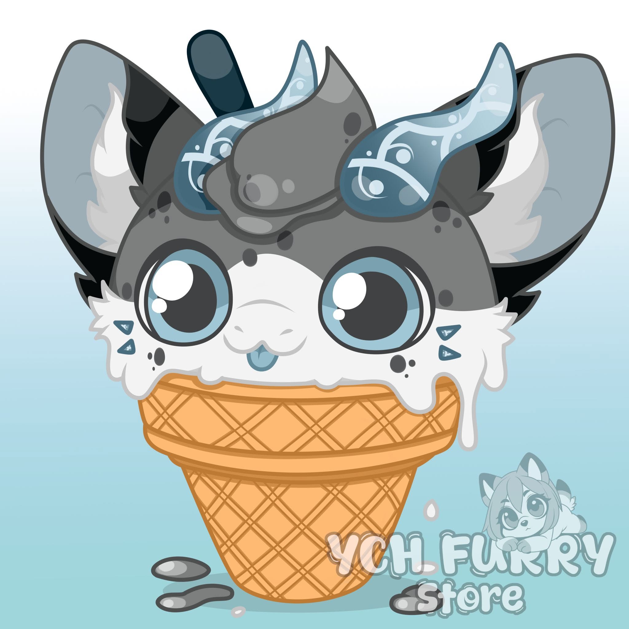 YCH - ICECREAM 🍦 portfolio artwork