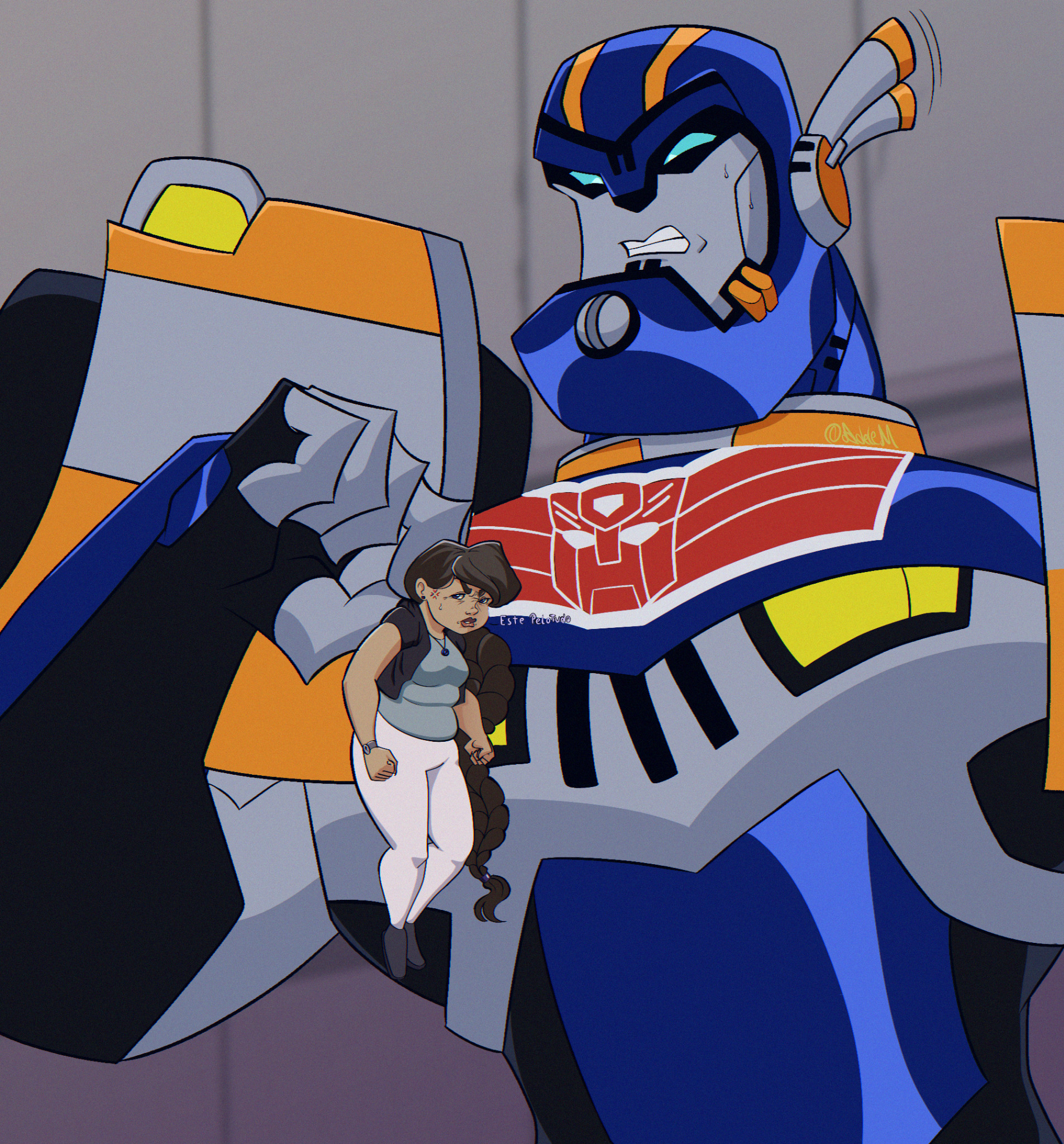 Sentinel Prime and Olvido portfolio artwork