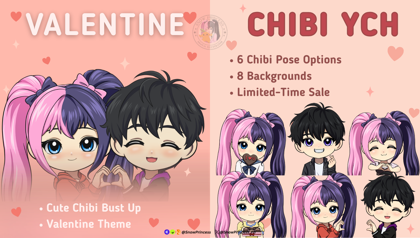 Valentine Chibi YCH