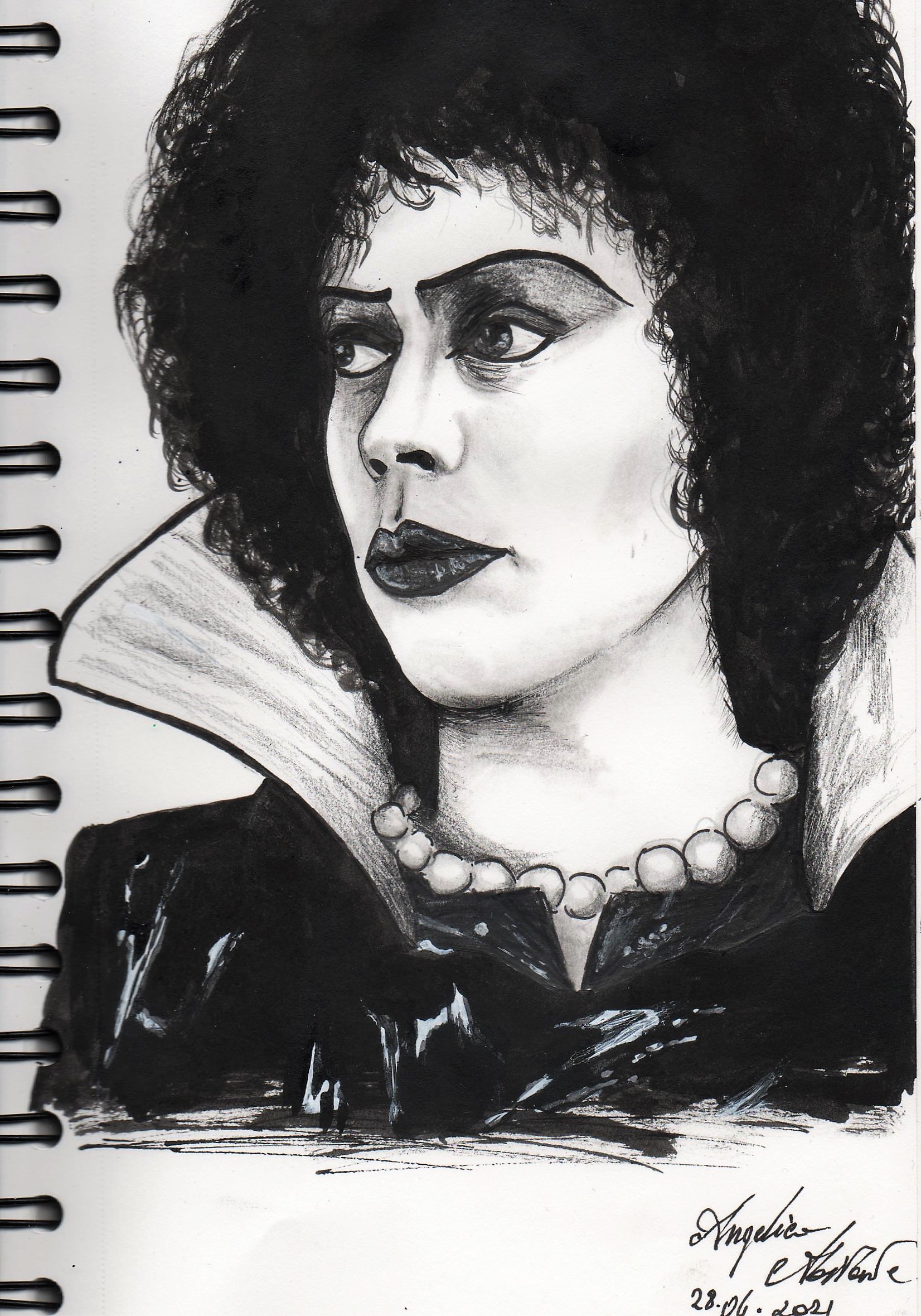 Anticipation - Ink on paper portfolio artwork