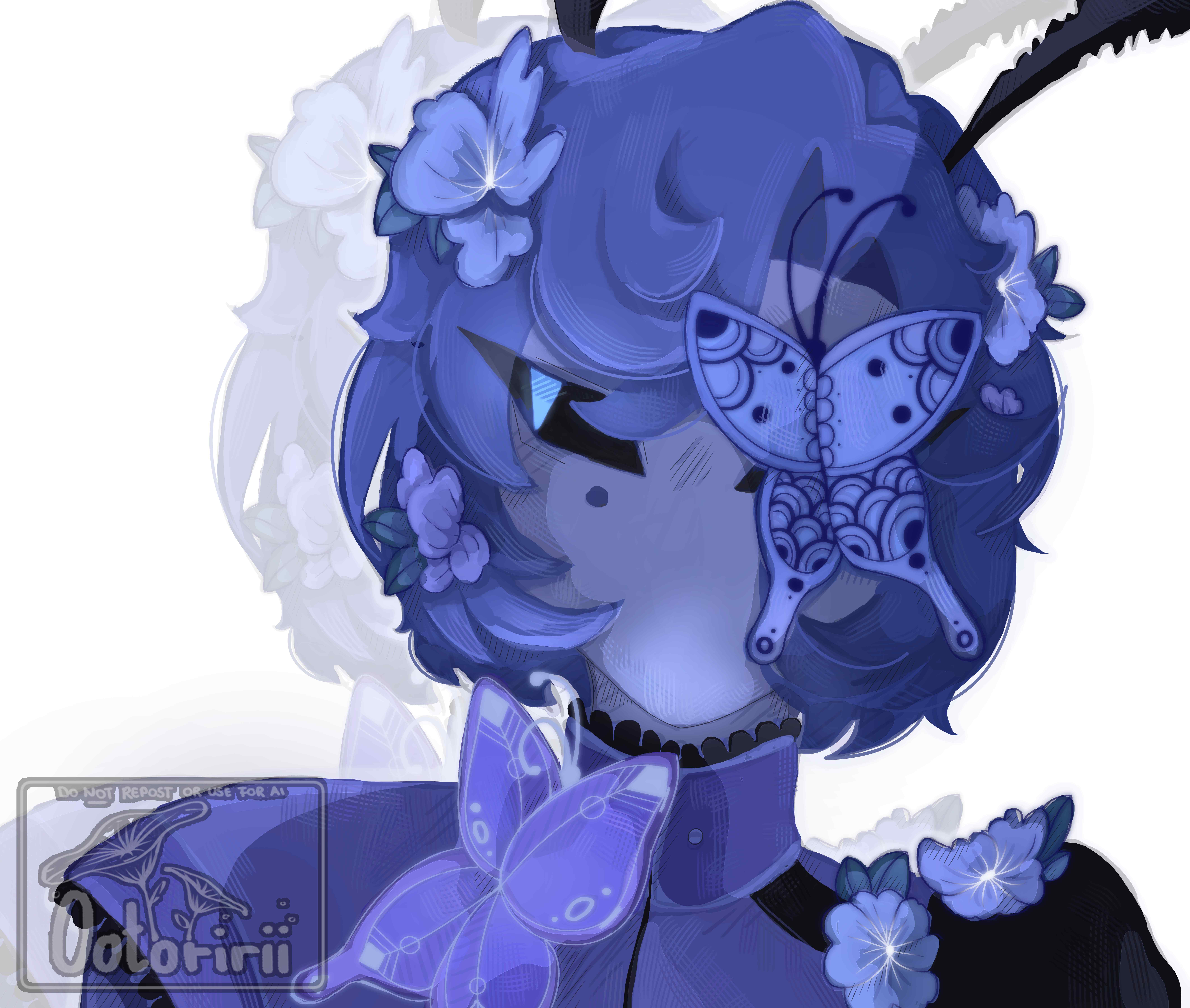 Head-shot illustration ﹒ Surprise me!/SKEB