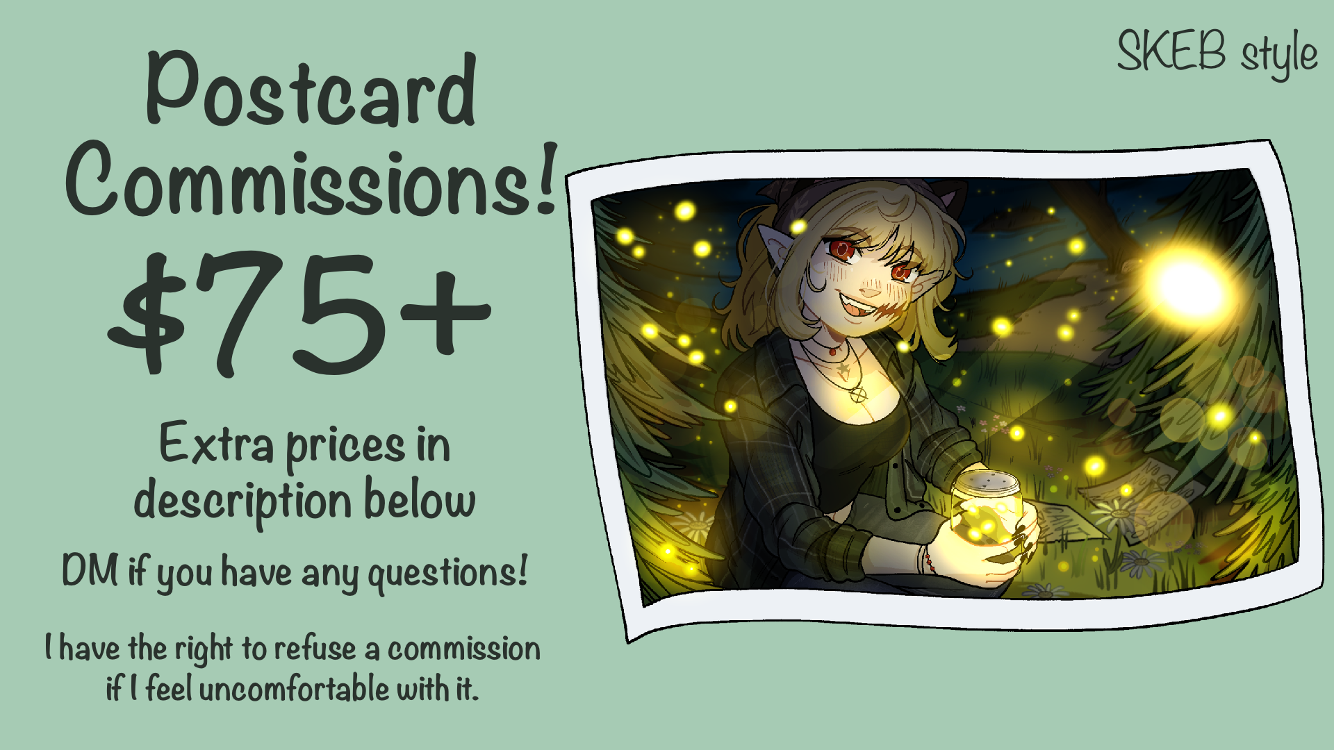 Postcard Commission! SKEB