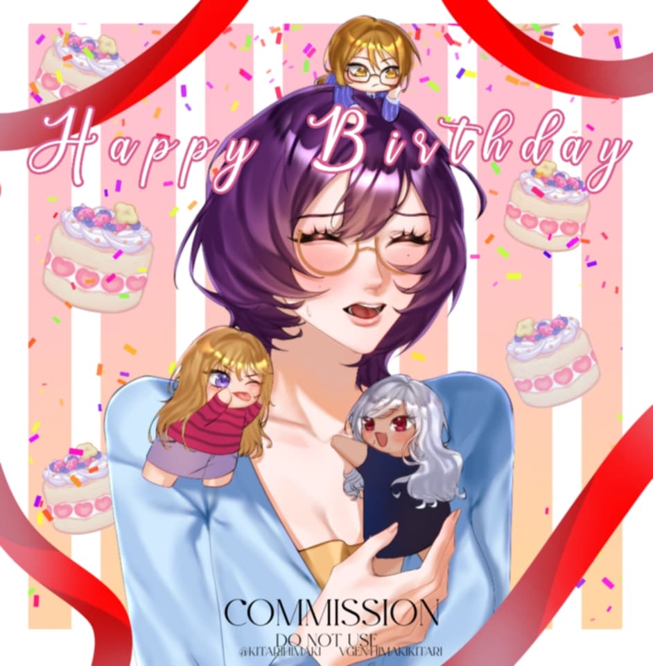 BIRTHDAY COMS portfolio artwork