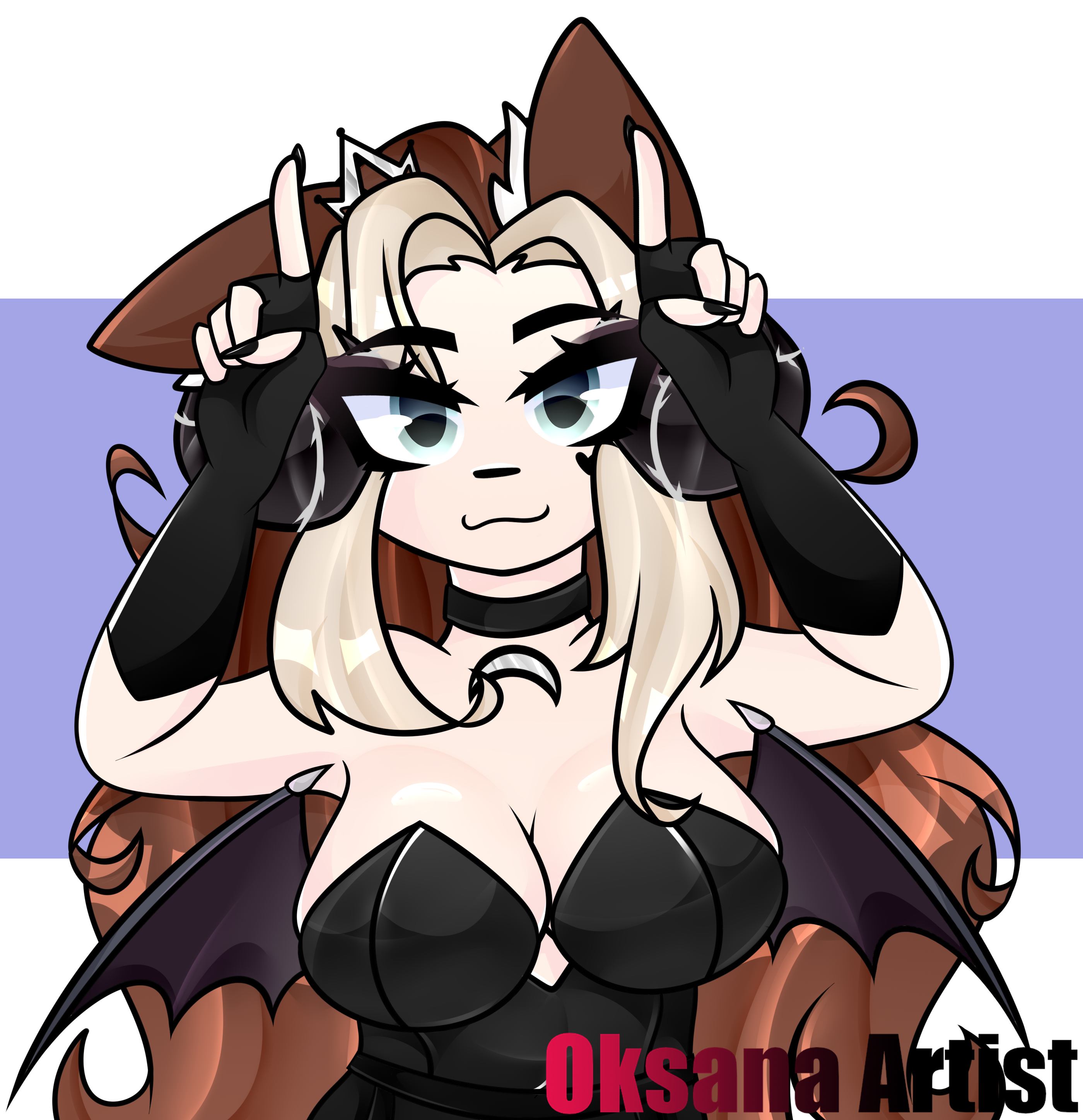 half art for Hime tyan art portfolio artwork
