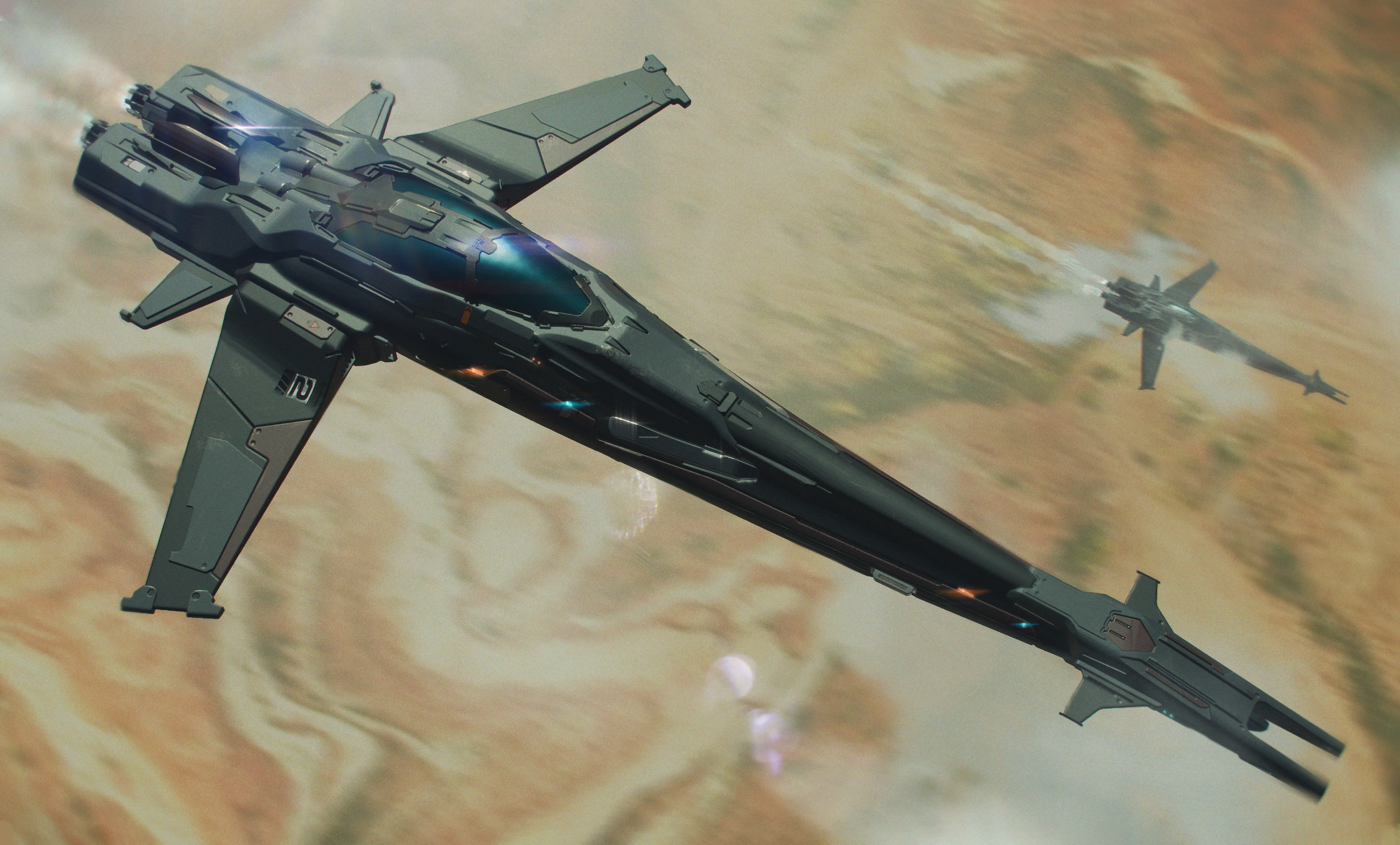 spaceships portfolio artwork