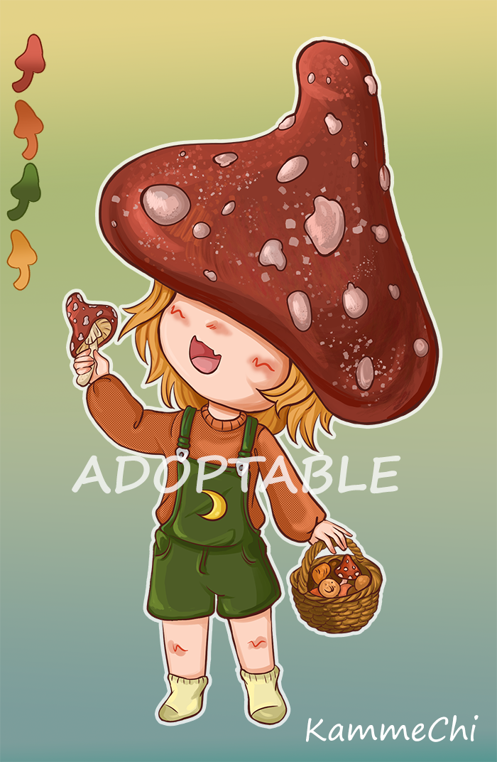 Chibi mushroom Adoptable shop item