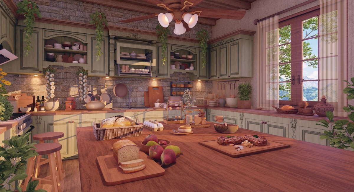 Garlina's Kitchen Background portfolio artwork