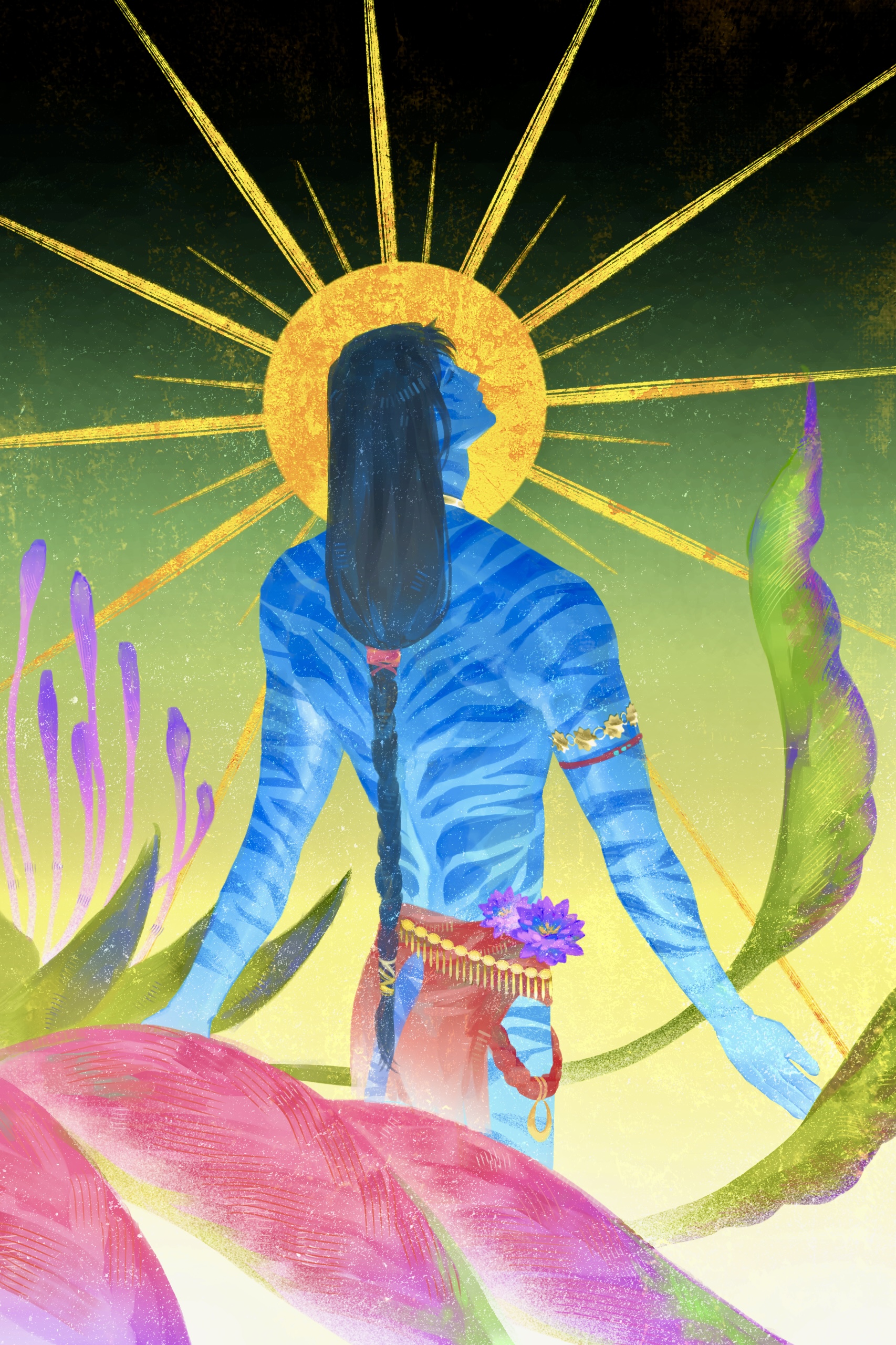 Tamtey, young God of the Sarentu portfolio artwork