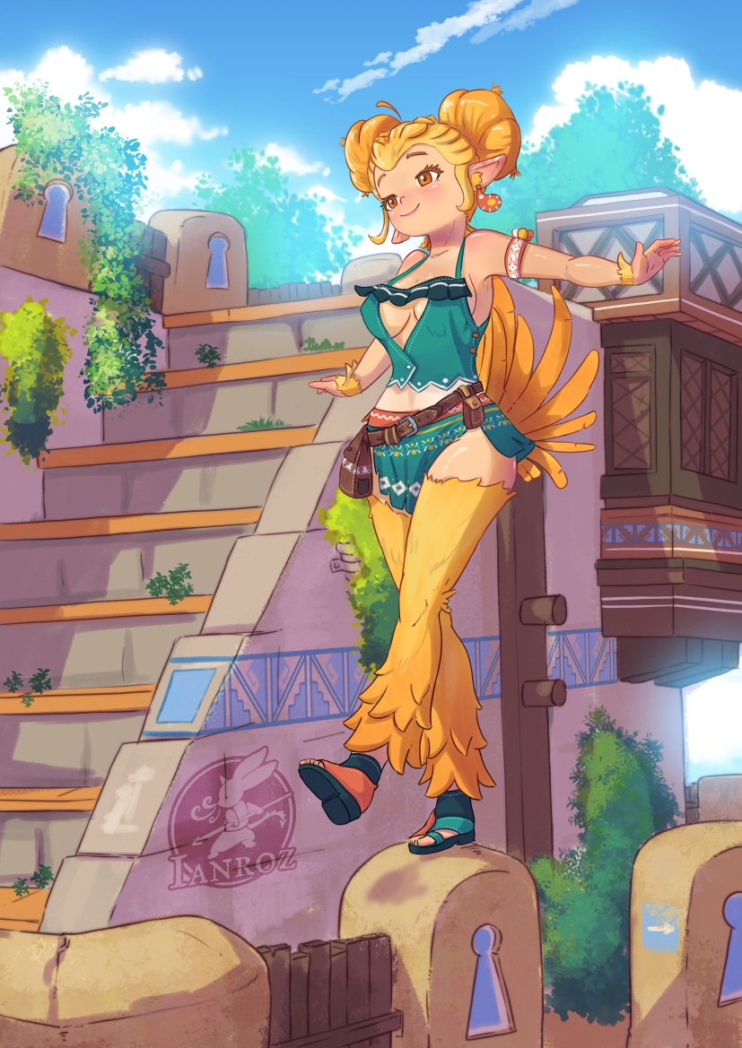 Female fantasy OCs portfolio artwork