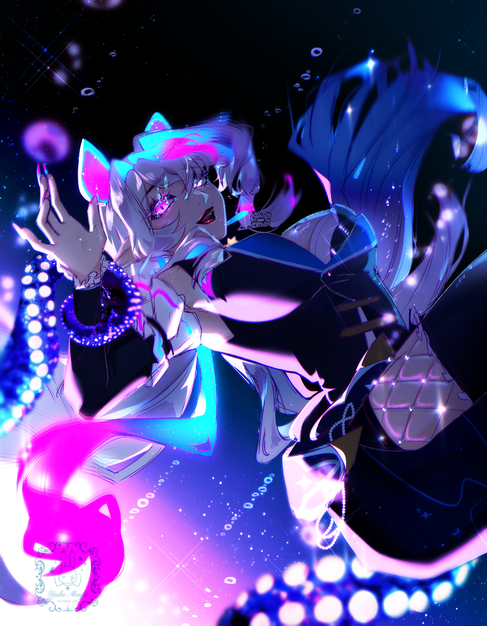 [OC]Coralite: Blue Silence Between Tides portfolio artwork