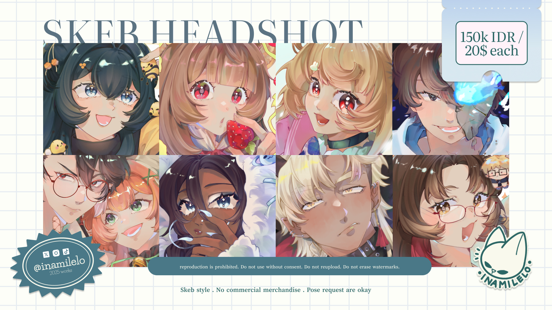 SKEB STYLE HEADSHOT