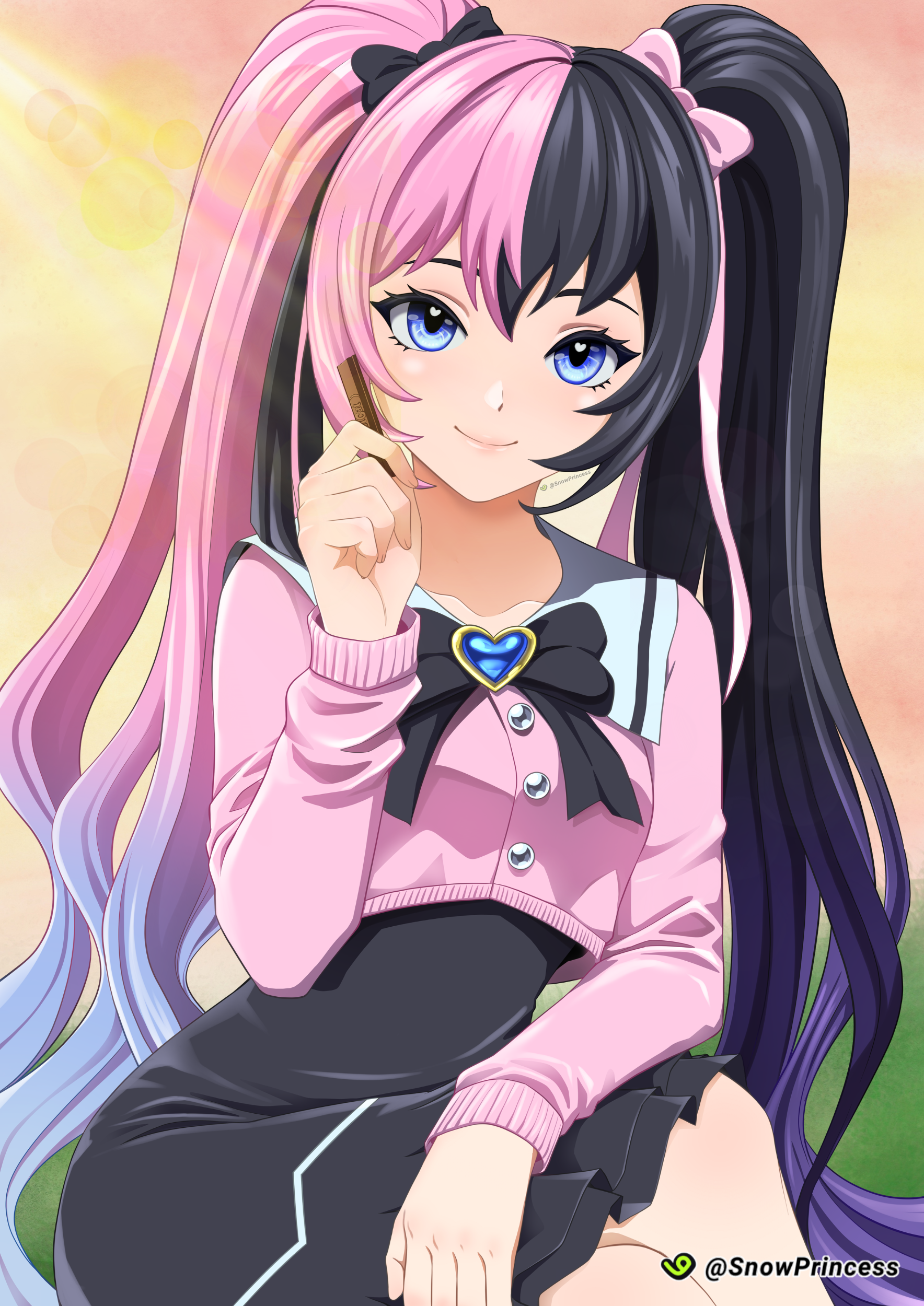 Customizable Half Body Illustration
