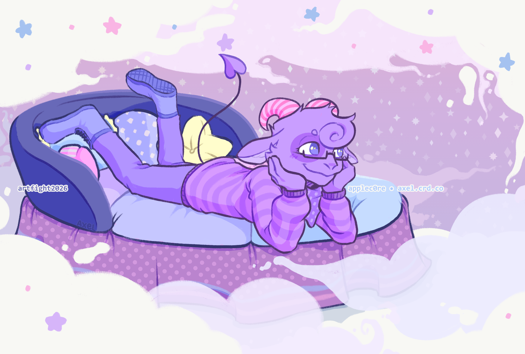 For AverageAsianArtist - Art Fight 2026 portfolio artwork