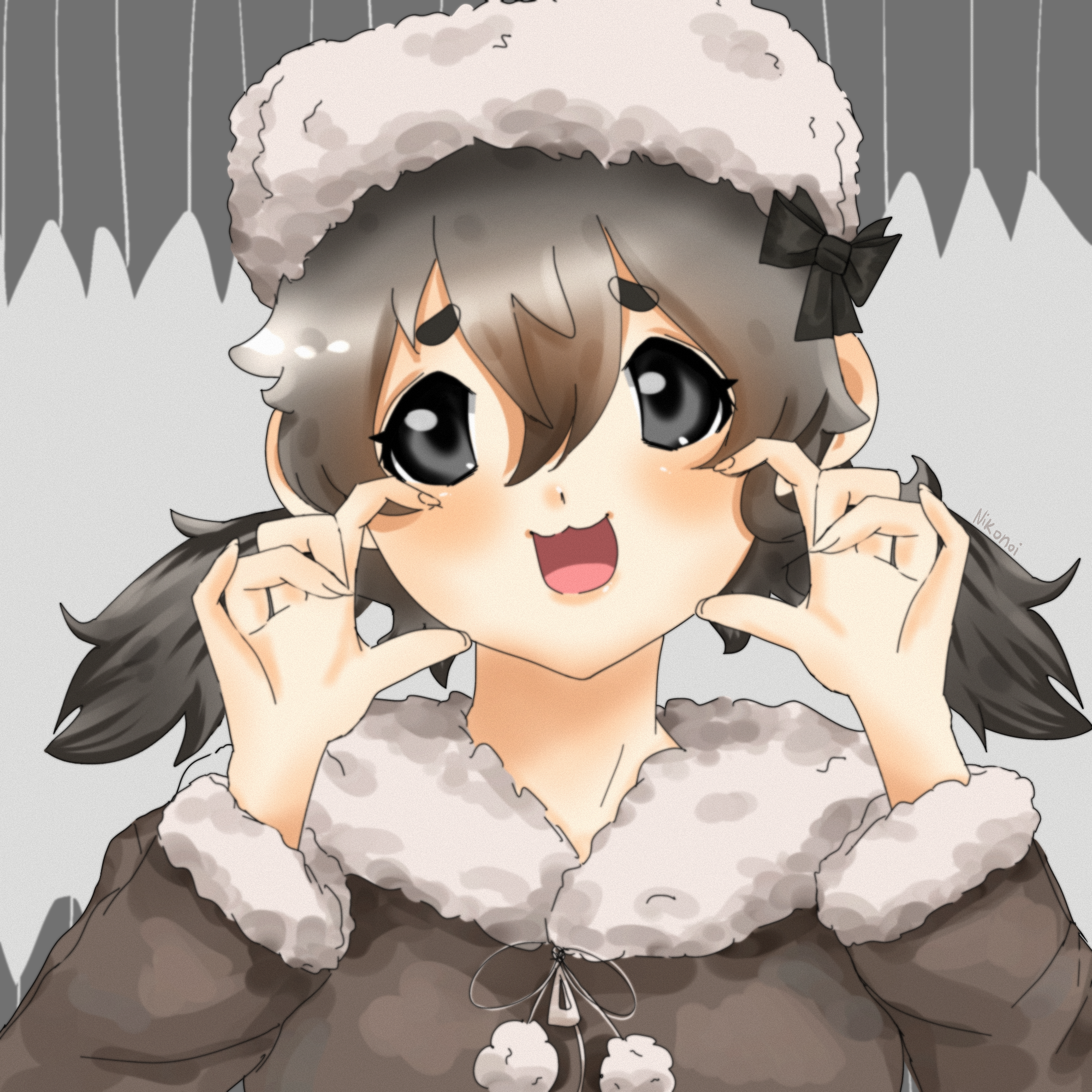 Cute bust for ykitskarlll portfolio artwork