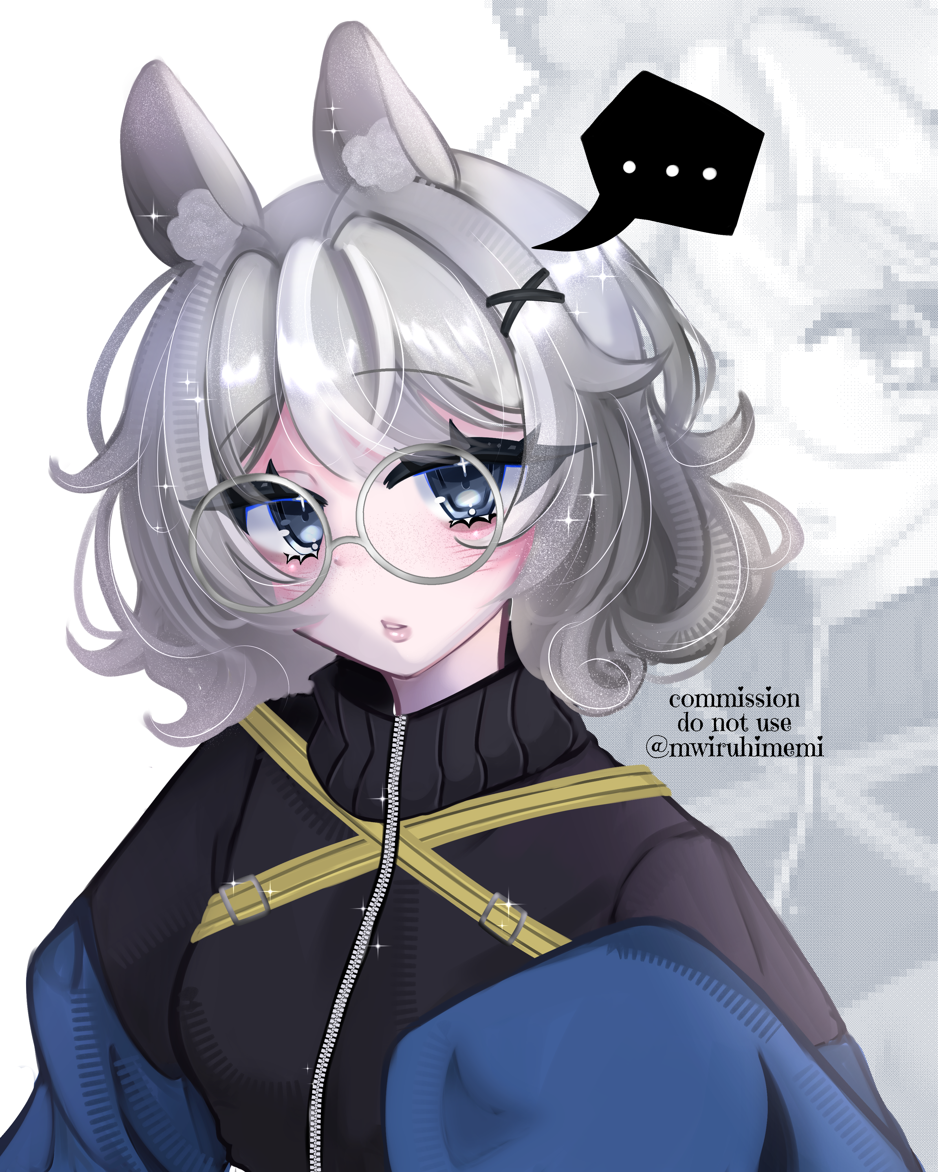 commission finished for cache portfolio artwork