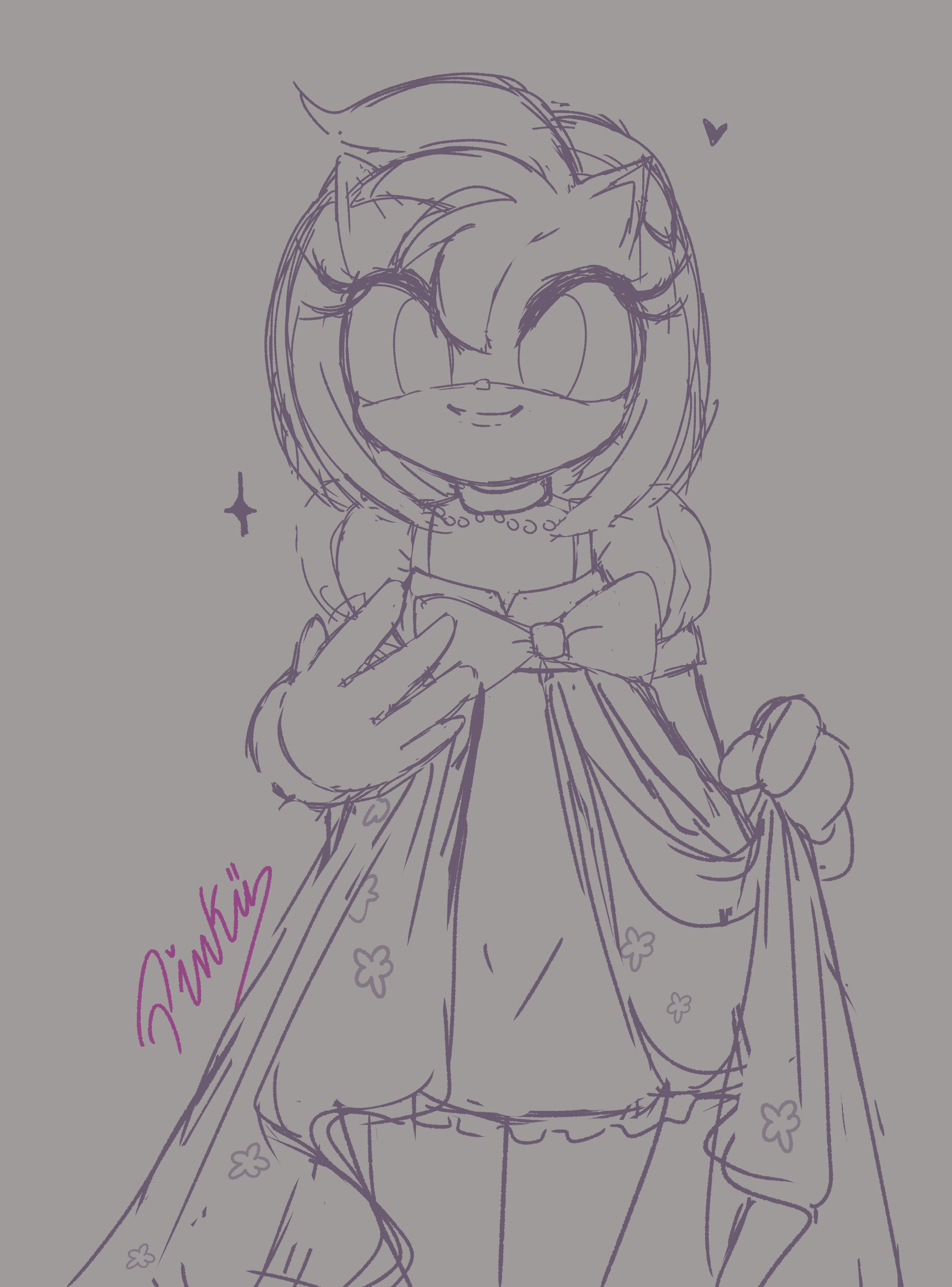 Rough sketch portfolio artwork
