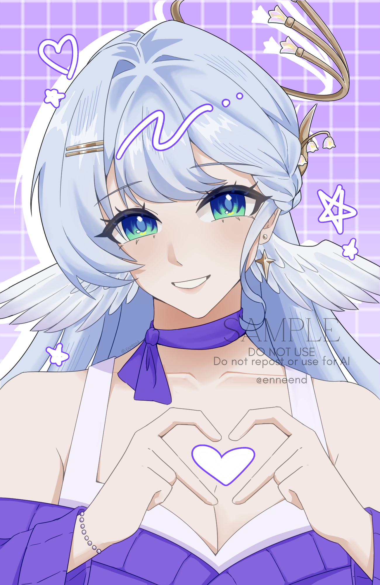 Fanart - Robin Photocard portfolio artwork