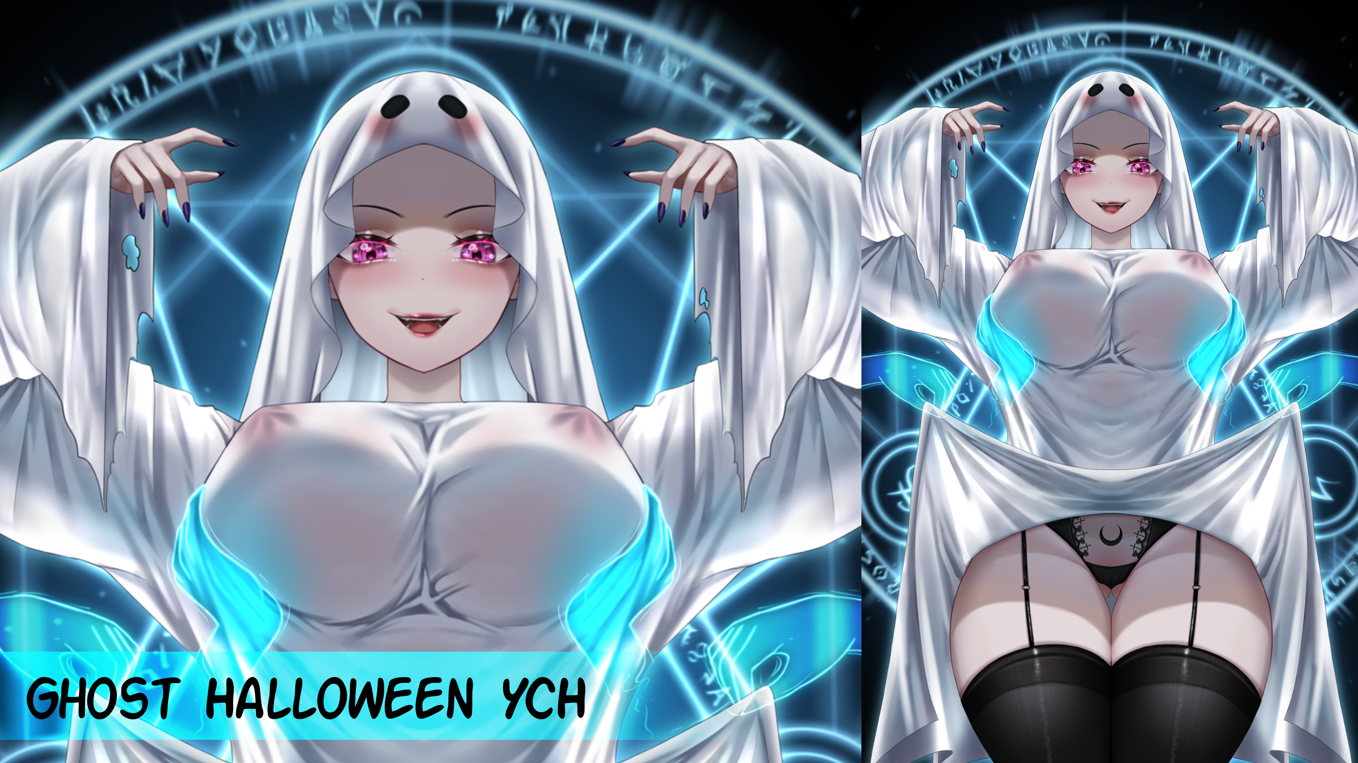 👻 Ghost Halloween YCH 👻 Surprise me