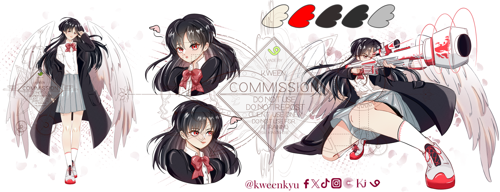 Character Sheet Commission portfolio artwork